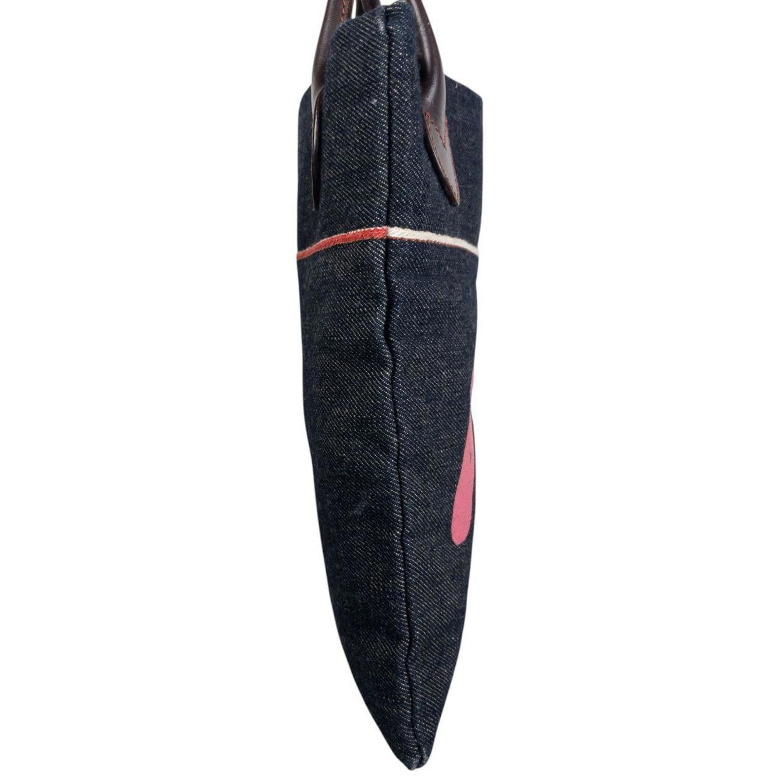 Evisu Vintage Evisu Gull Japanese Denim Handbag Size ONE SIZE - 4 Thumbnail