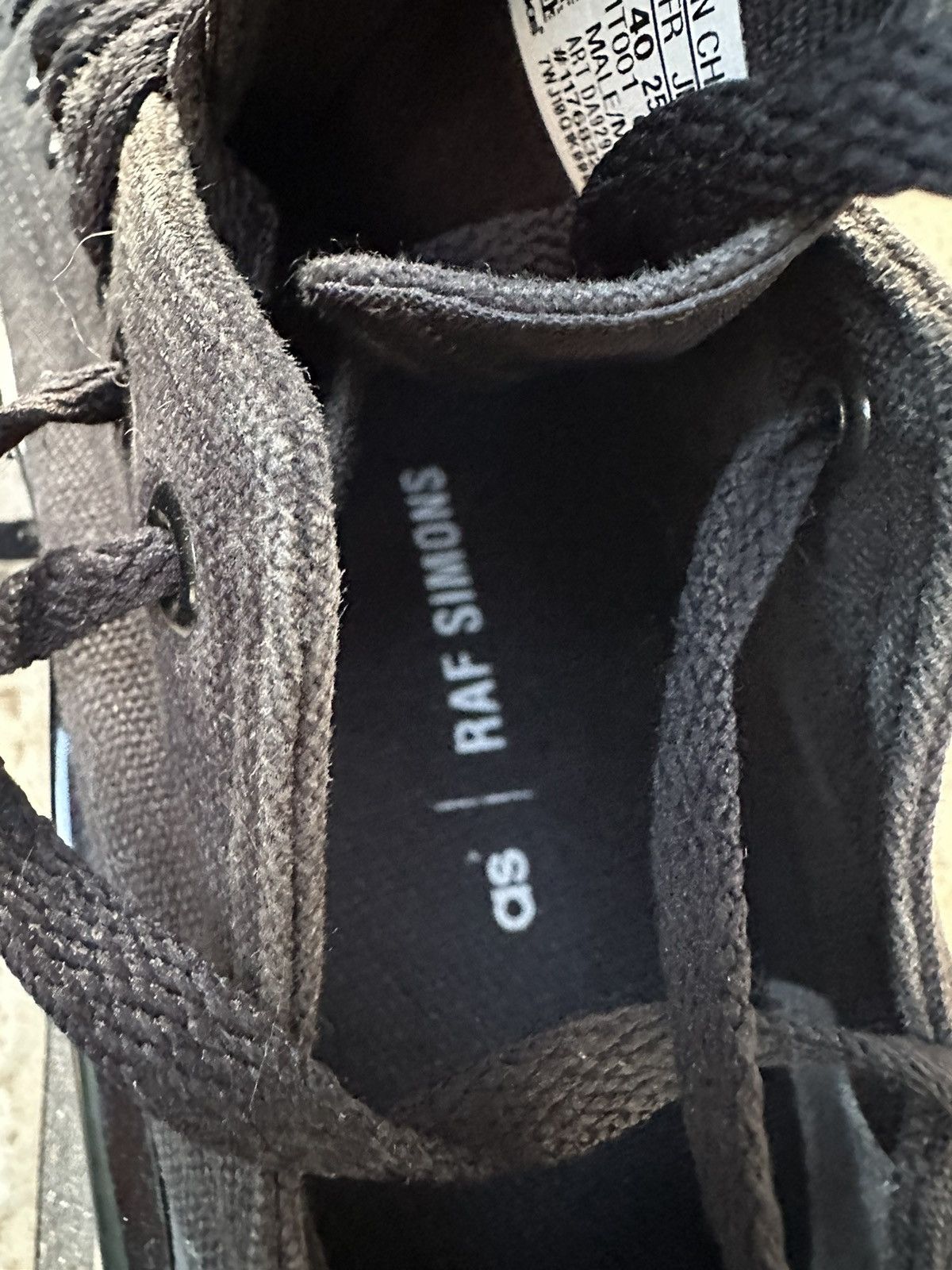 Adidas × Raf Simons Raf Simons x Adidas Shoes Sneakers Detroit Runner Black Size US 7 / EU 40 - 11 Thumbnail