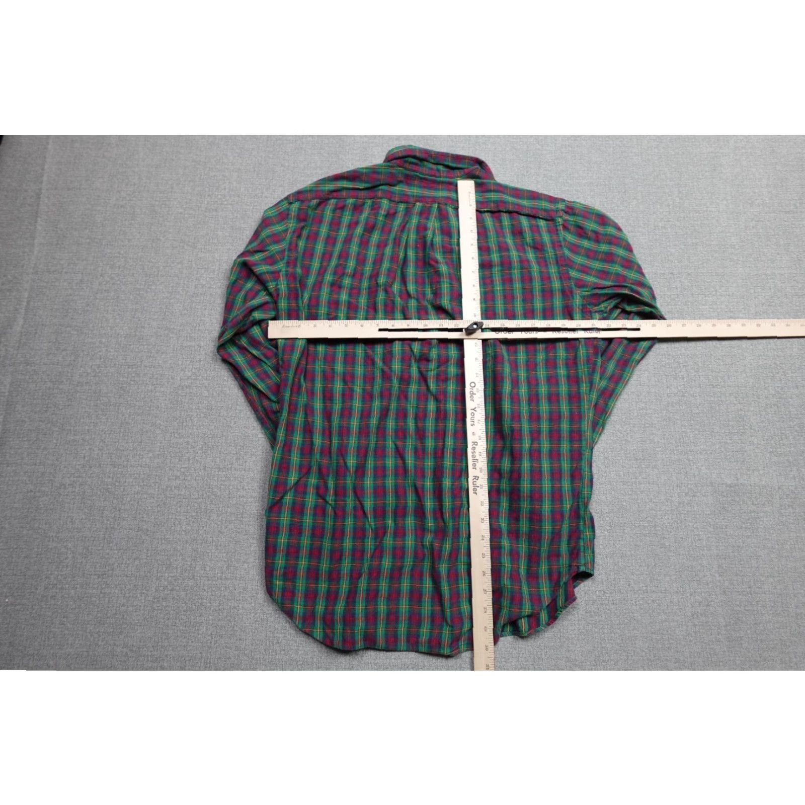 Polo Ralph Lauren Polo Ralph Lauren Shirt Mens Large Green Plaid Button-Up Vintage-Style Casual Comfort Size US L / EU 52-54 / 3 - 5 Thumbnail