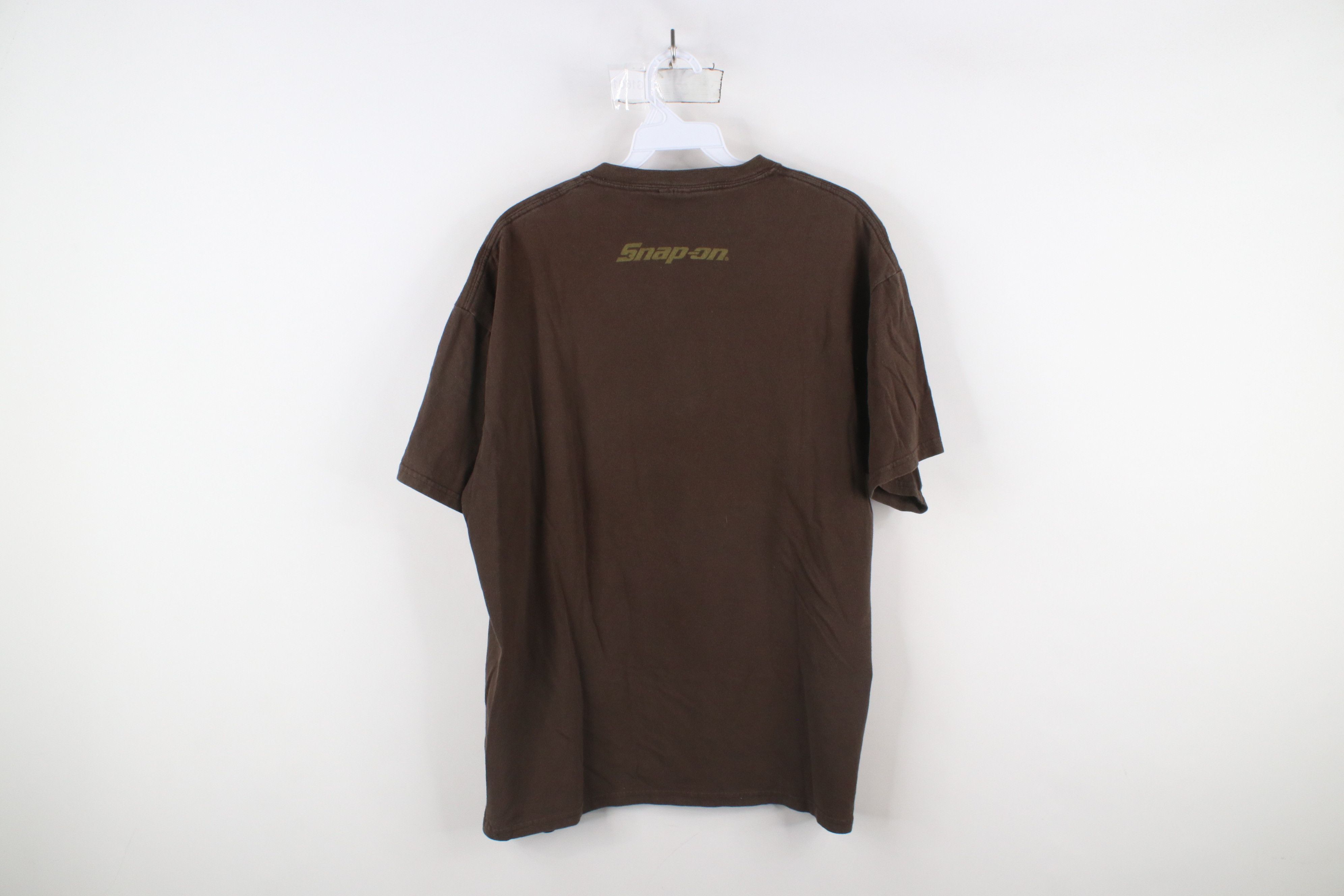Vintage Vintage 90s Y2K Spell Out Snap On Racing Tools T-Shirt Size US L / EU 52-54 / 3 - 10 Thumbnail