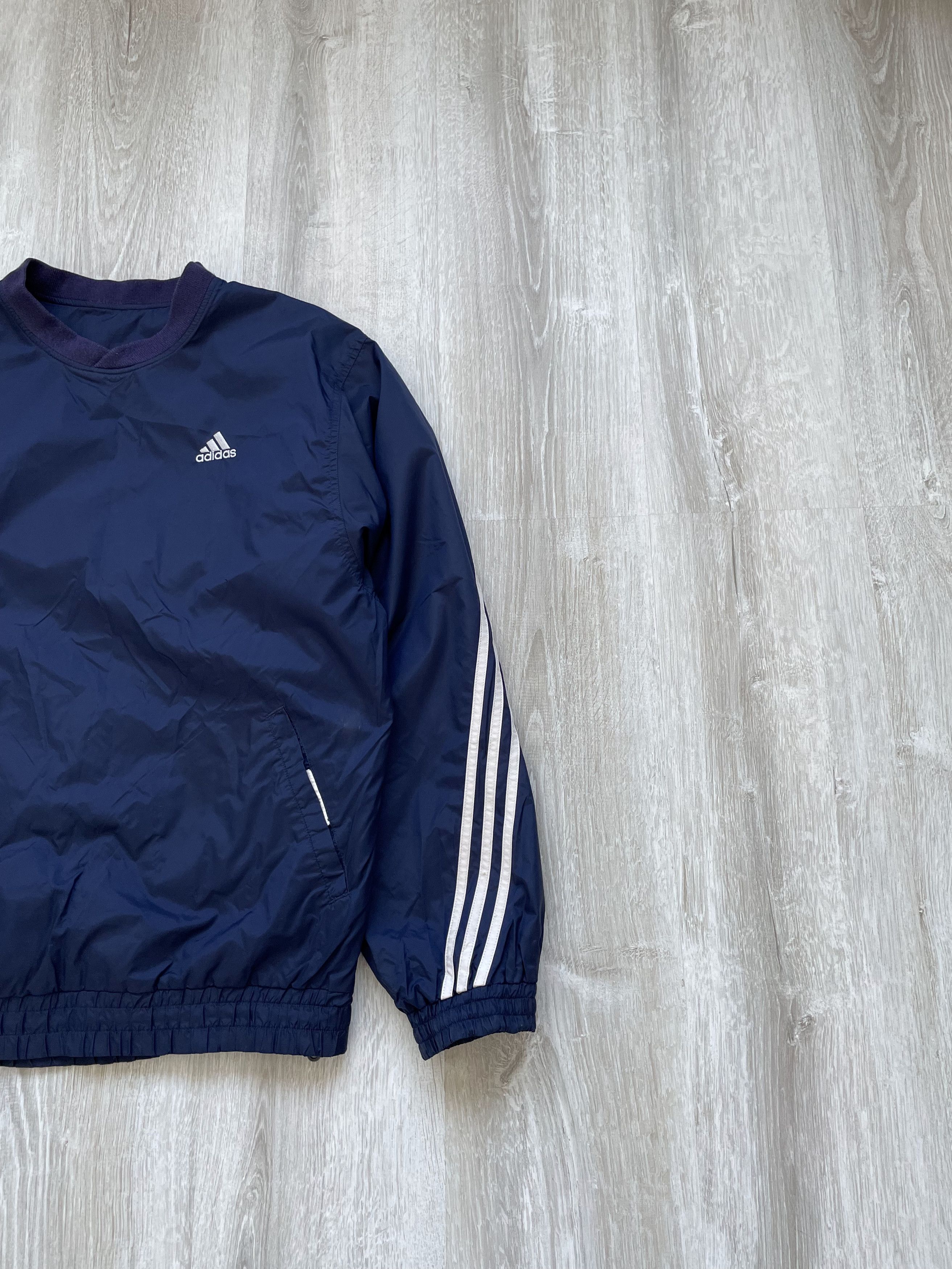 Adidas Vintage 90s Adidas Anorak style Big Logo Jacket Bilateral Size US L / EU 52-54 / 3 - 9 Thumbnail