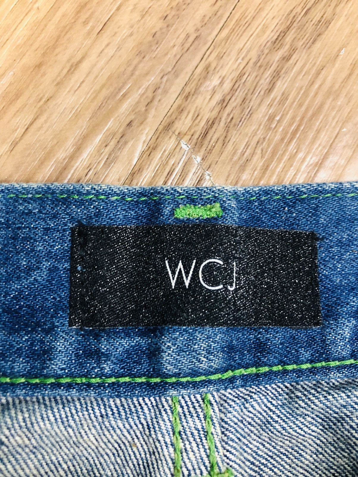If Six Was Nine WCJ Wide-Leg Ripped Jeans - Unique Thigh Cutout Denim (40) Size US 26 / EU 42 - 11 Thumbnail