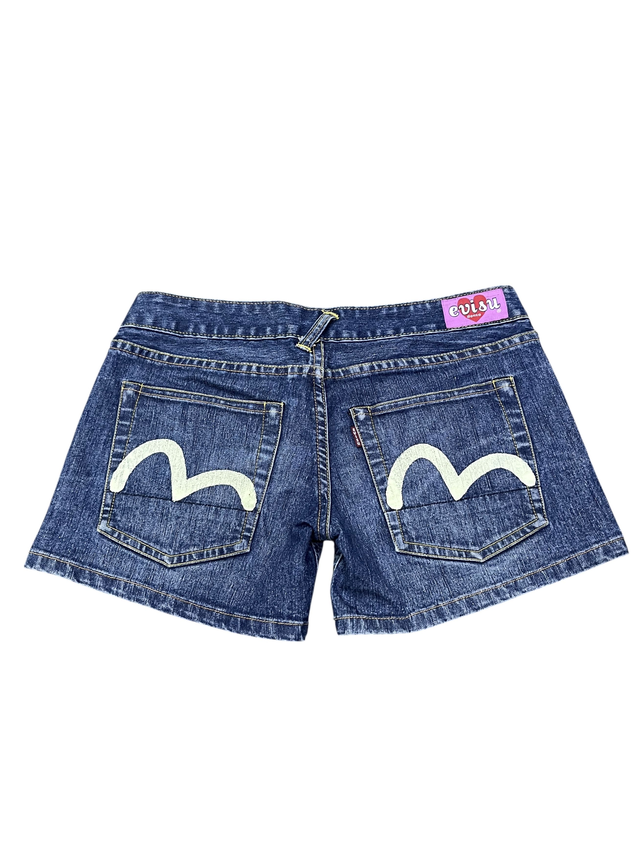 Vintage EVISU DONNA Denim Hot Pants Shorts