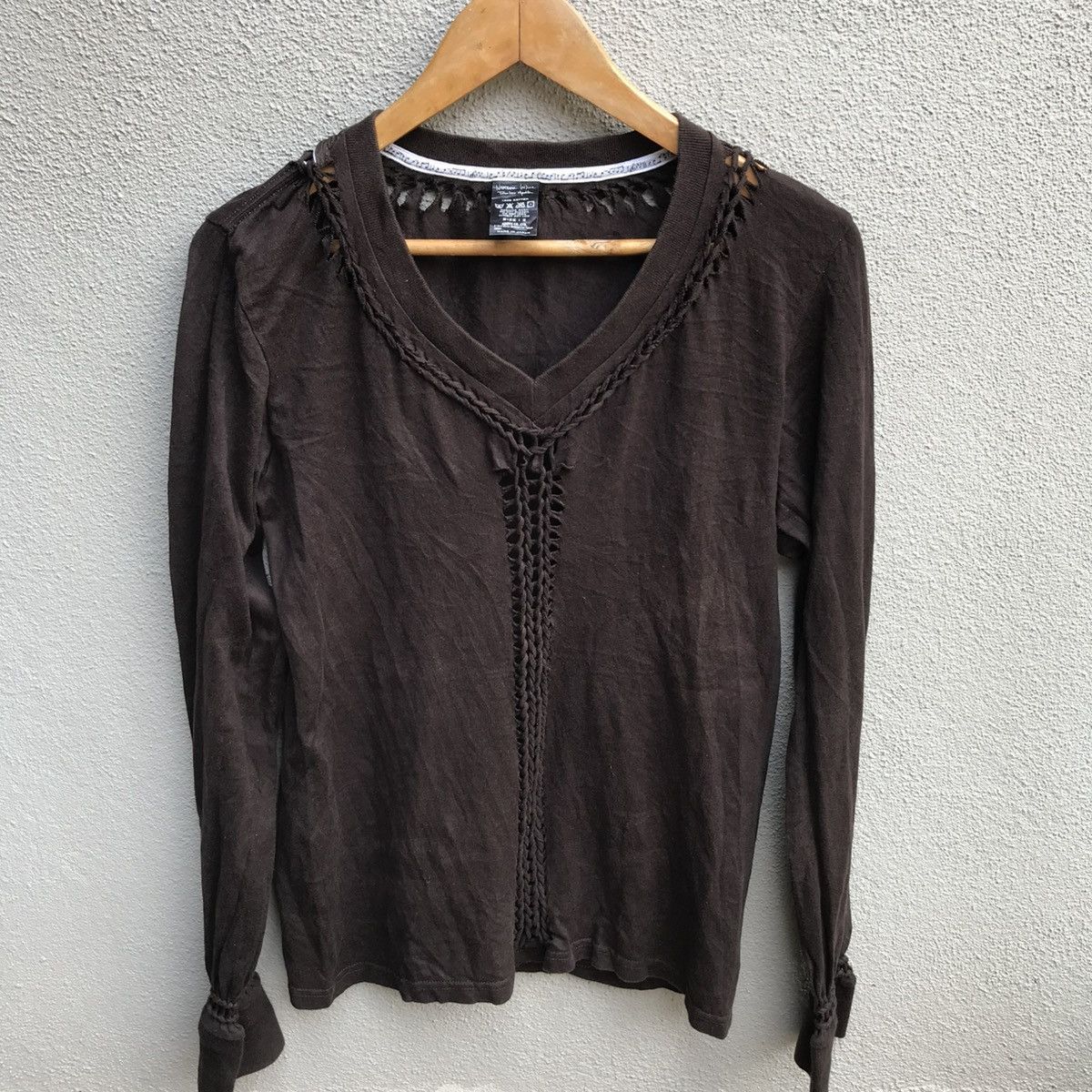 NUMBER NINE About a boy braided shirt ss07