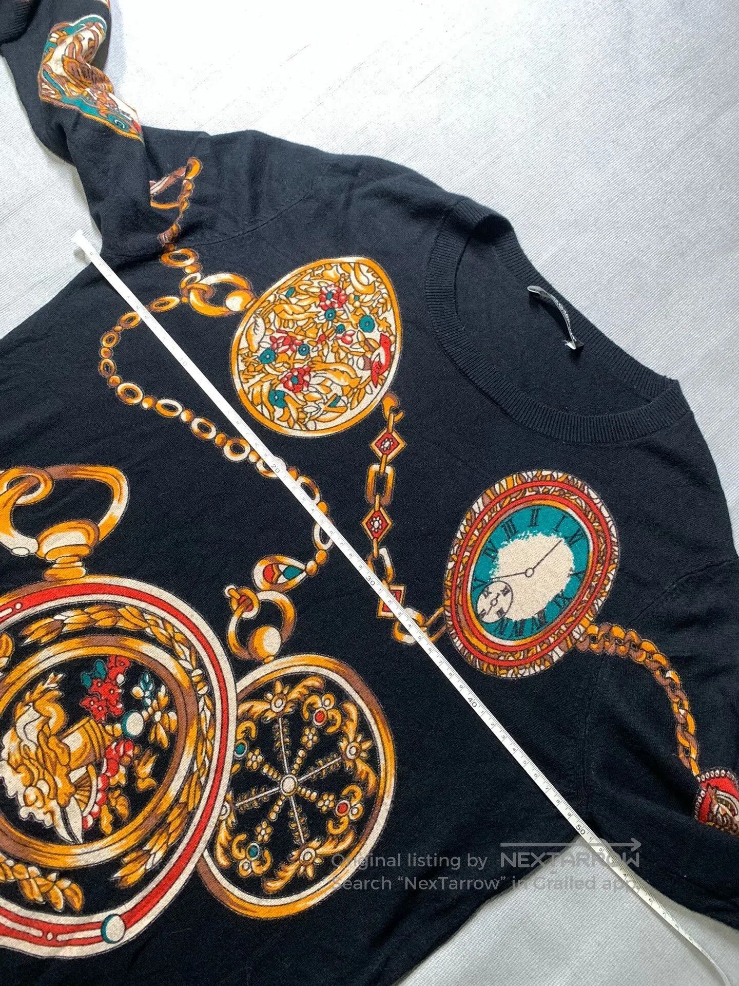 Dolce & Gabbana Dolce & Gabbana Pocket Watch Print Sweater. Size US S / EU 44-46 / 1 - 6 Thumbnail
