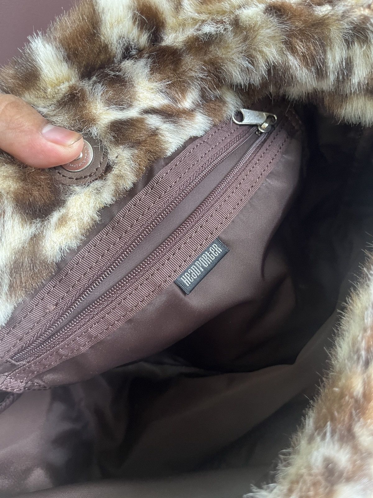 Head Porter Leopard Faux Furr Crossbody Bag Size ONE SIZE - 8 Thumbnail