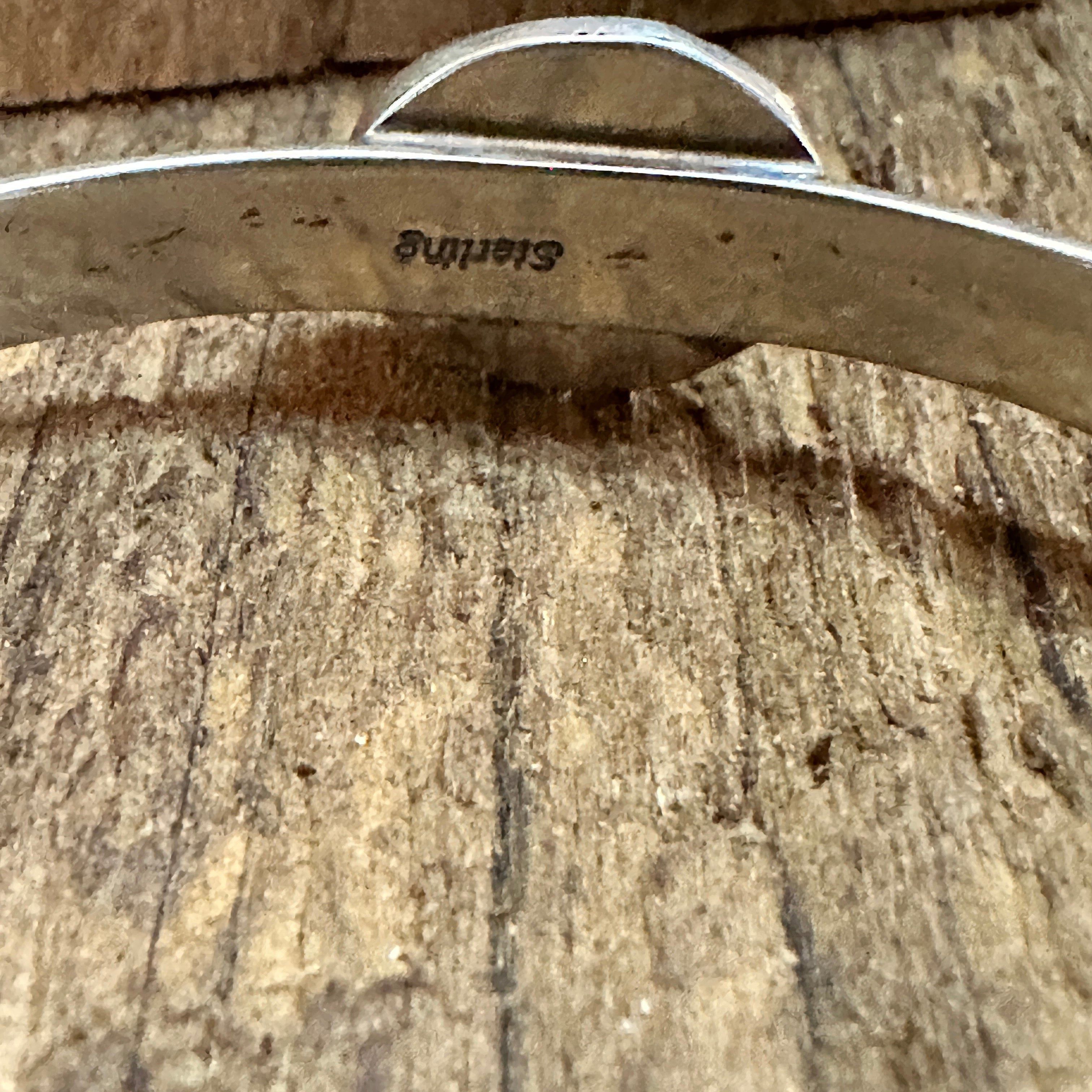 Other Navajo Sterling Cuff & Kingman Turquoise Cuff Bracelet, Sign Size ONE SIZE - 7 Thumbnail