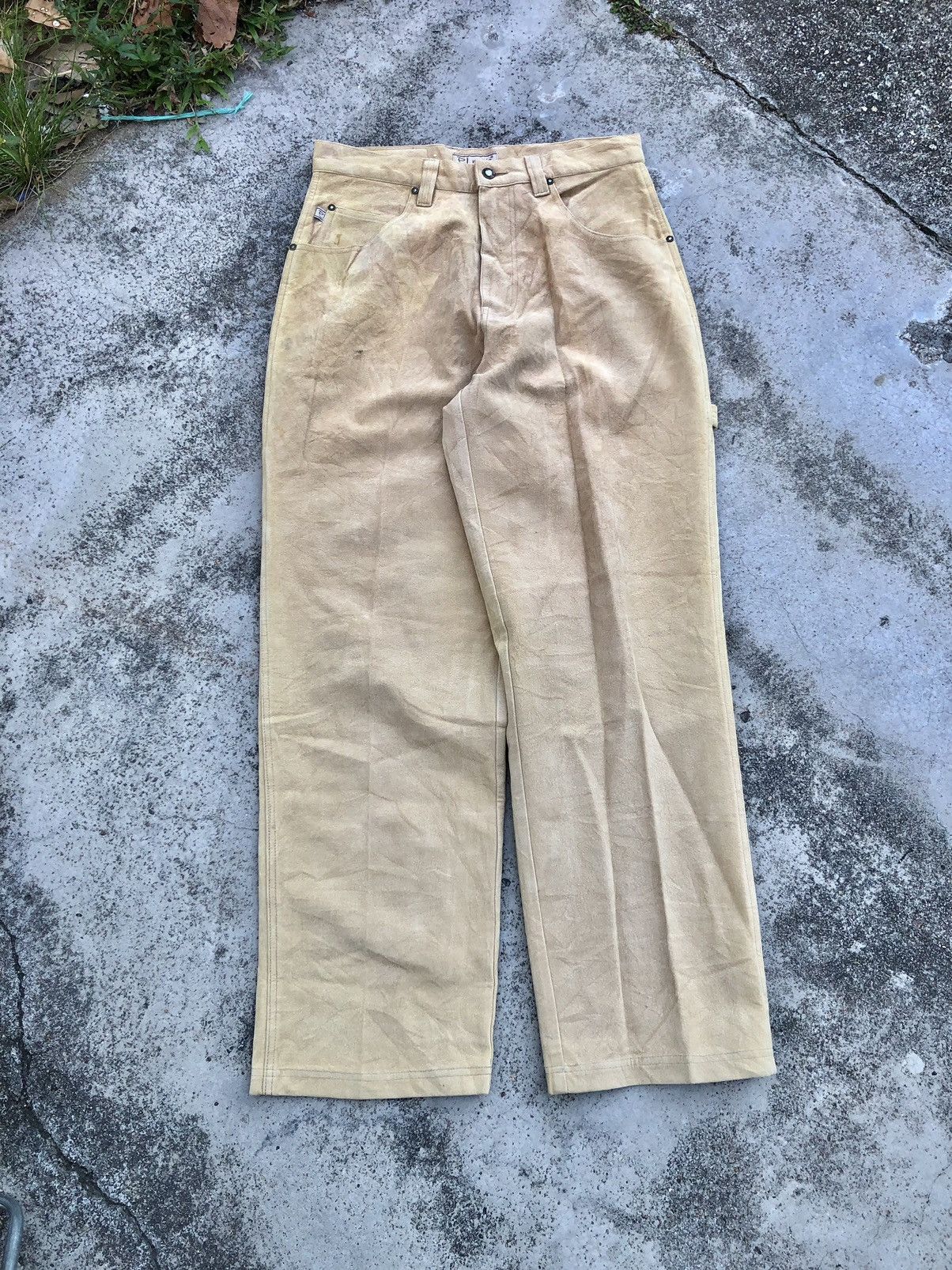 Hypebeast WIDE LEG PJ JEANS CARPENTER PANT Size US 33 - 2 Thumbnail