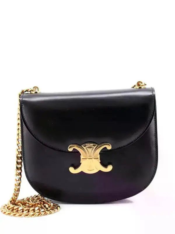 Celine o1w1db10426 Size: OS/Chain Besace Clea in Black Size ONE SIZE - 1 Thumbnail