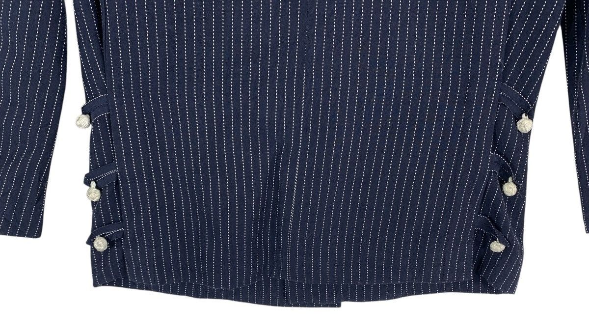 Kansai Yamamoto Kansai Yamamoto Japan Striped Indigo Women Jacket Wabash Size S / US 4 / IT 40 - 8 Thumbnail