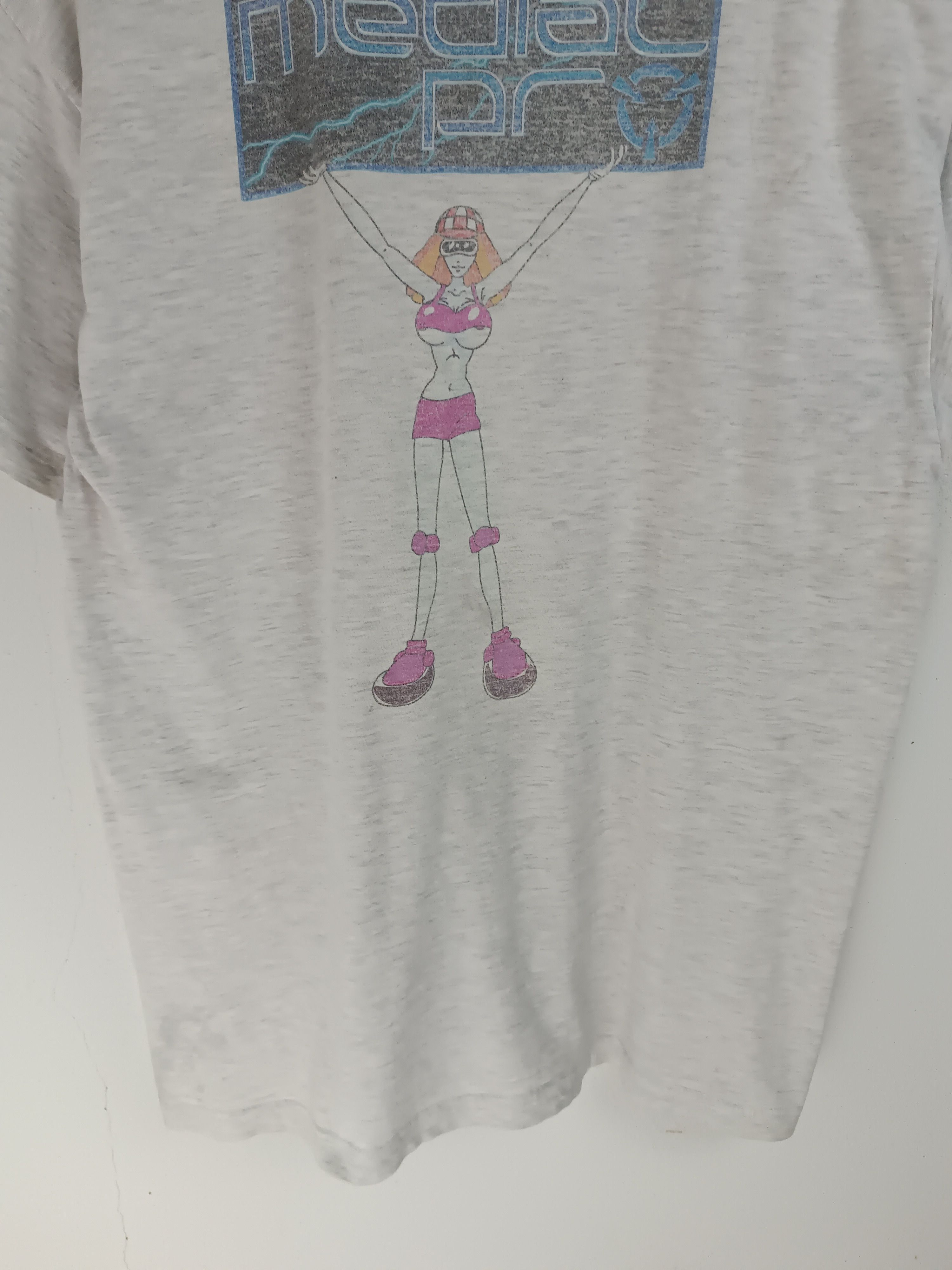 Vintage VINTAGE Y2K MEDIAL PRO DISTRESSED TE VERY RARE SEXY ADULT Size US M / EU 48-50 / 2 - 13 Thumbnail