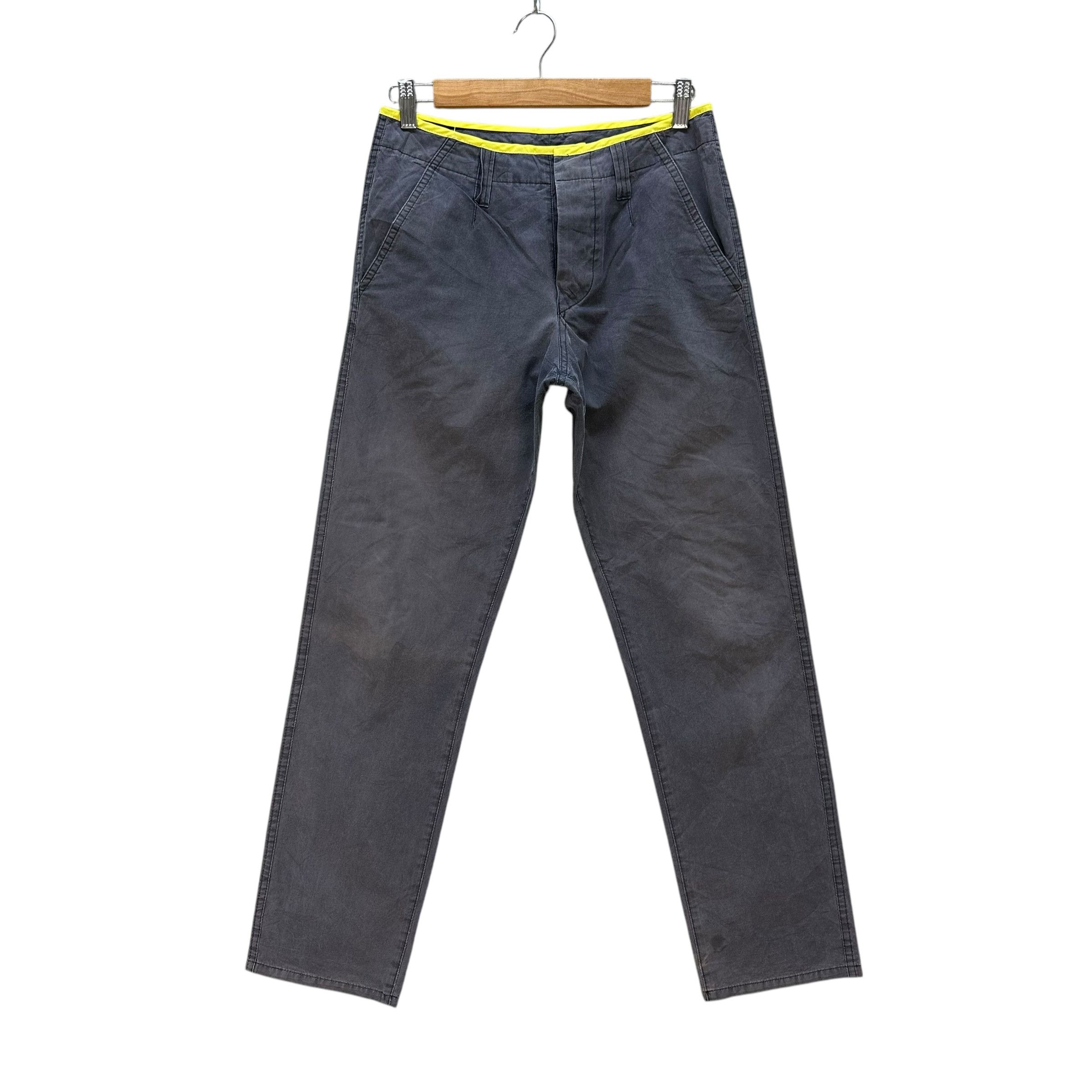 Helmut Lang Vintage Trashed HELMUT LANG Sun Faded Trousers W29 #A76-1819 Size US 29 - 1 Thumbnail