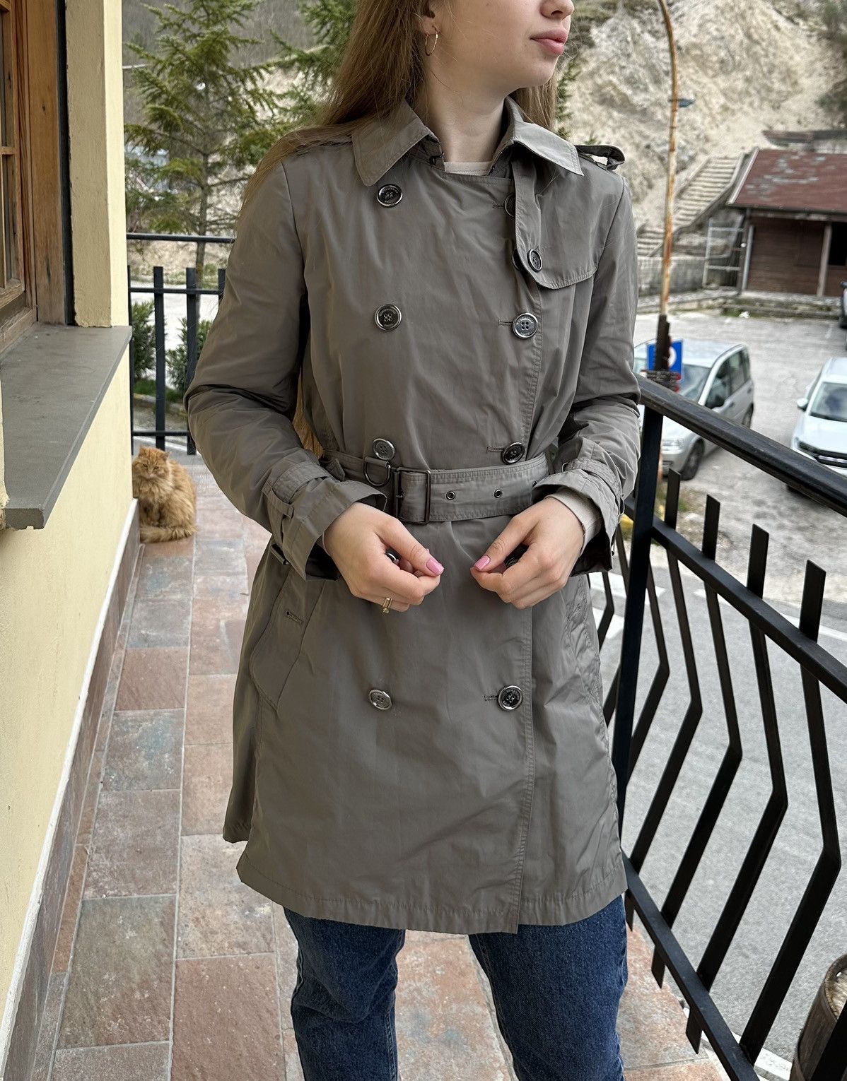 Burberry Burberry Brit Trench Coat Size XS / US 0-2 / IT 36-38 - 2 Thumbnail