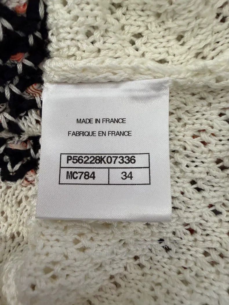 Chanel Chanel White stitching colourful hollow knit sweater Size XXS / US 00 / IT 34 - 5 Thumbnail