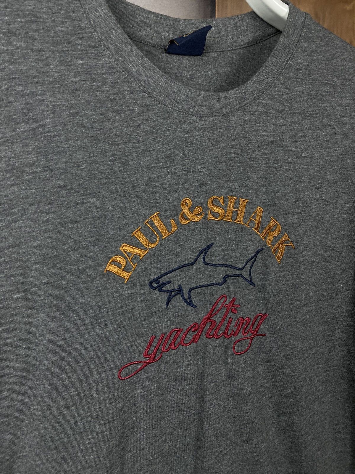 Paul & Shark 🦈T-Shirt Paul & Shark Made In Italy Big Logo Luxury Tee🦈 Size US L / EU 52-54 / 3 - 2 Thumbnail
