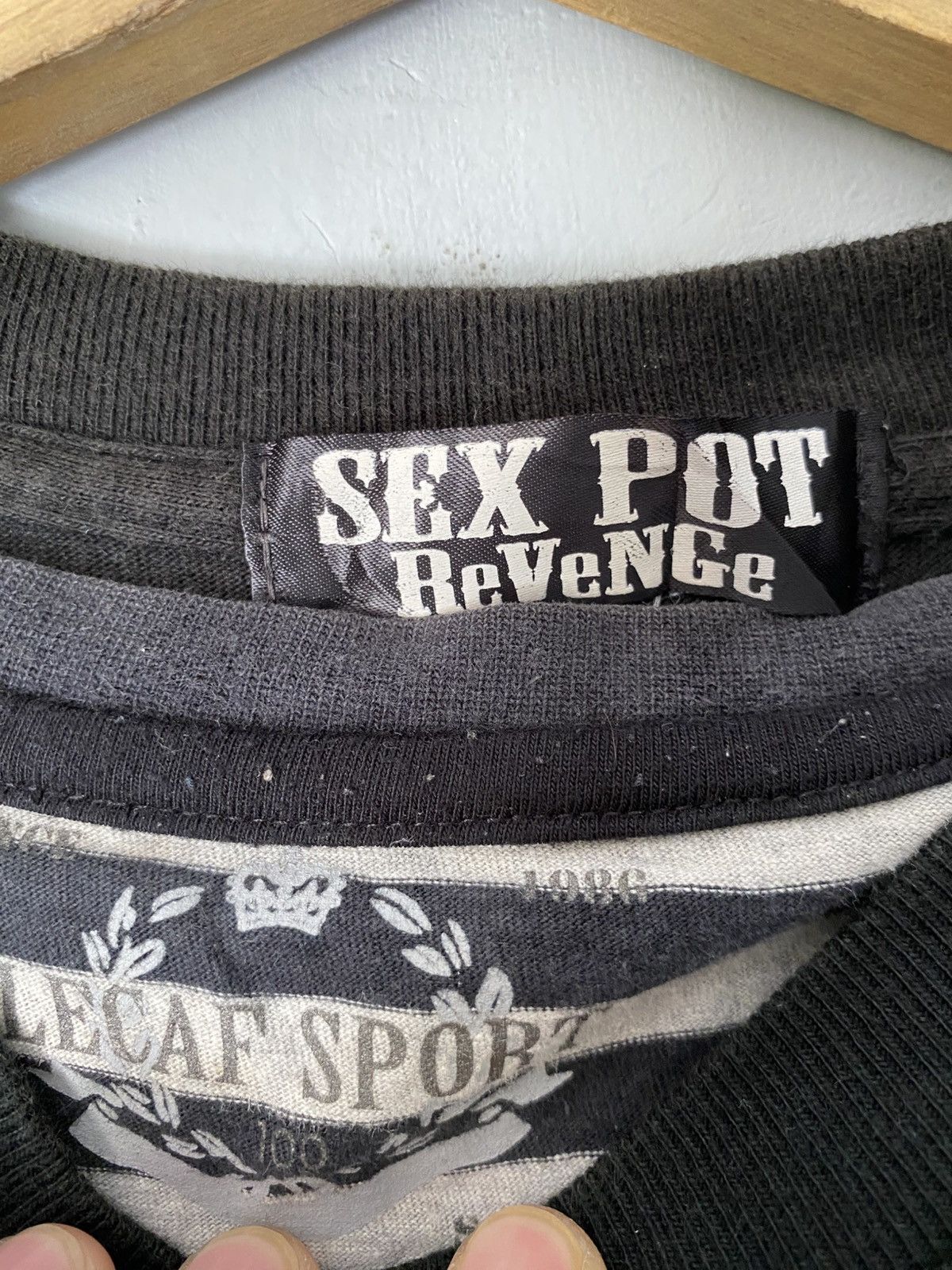 If Six Was Nine × Japanese Brand × Le Grande Bleu (L.G.B.) 2in1 Sex pot revenge lecaf double layers goth punks tee Size US M / EU 48-50 / 2 - 5 Thumbnail