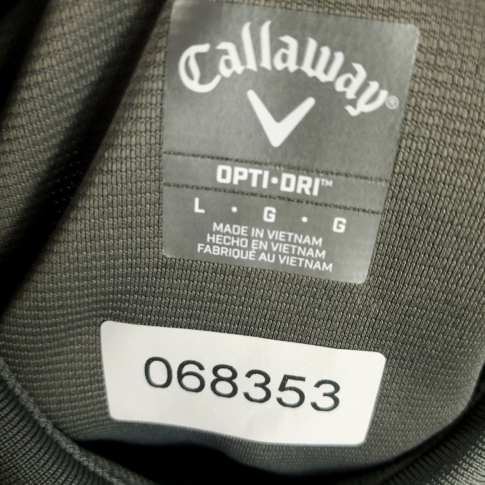 Callaway Callaway Polo Shirt Mens Large Gray Striped Opti Dri Fit Golf Short Sleeve Size US L / EU 52-54 / 3 - 7 Thumbnail