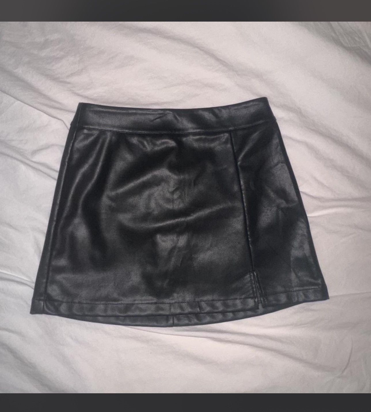 Other Black mini skirt Size 30" / US 8 / IT 44 - 1 Thumbnail
