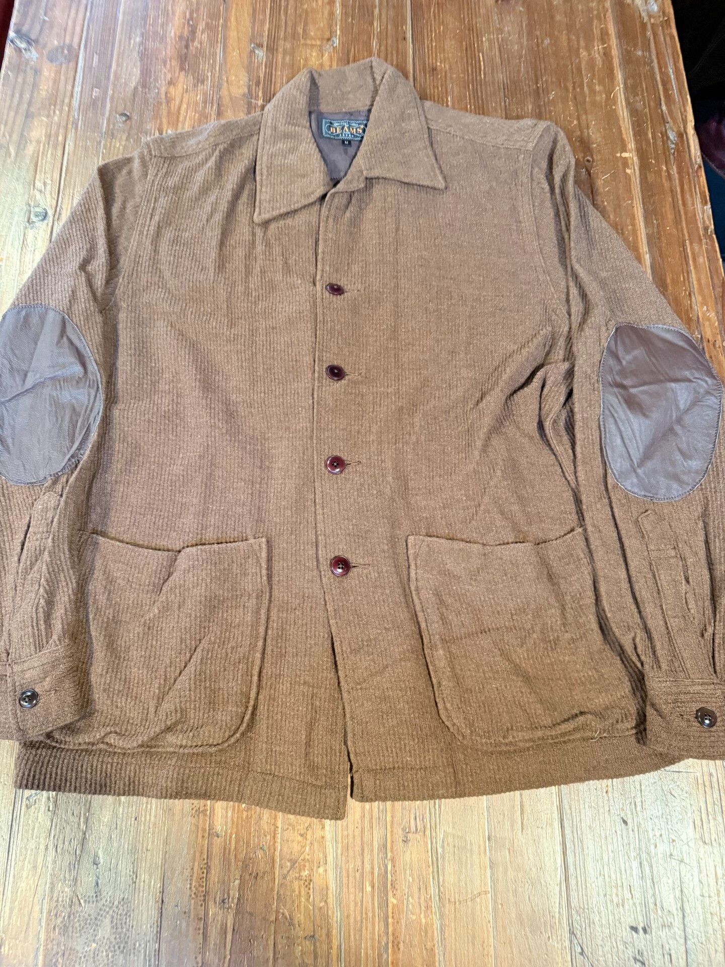 Beams Japan BEAMS Brown Tweed Jacket (M) Size US M / EU 48-50 / 2 - 1 Thumbnail