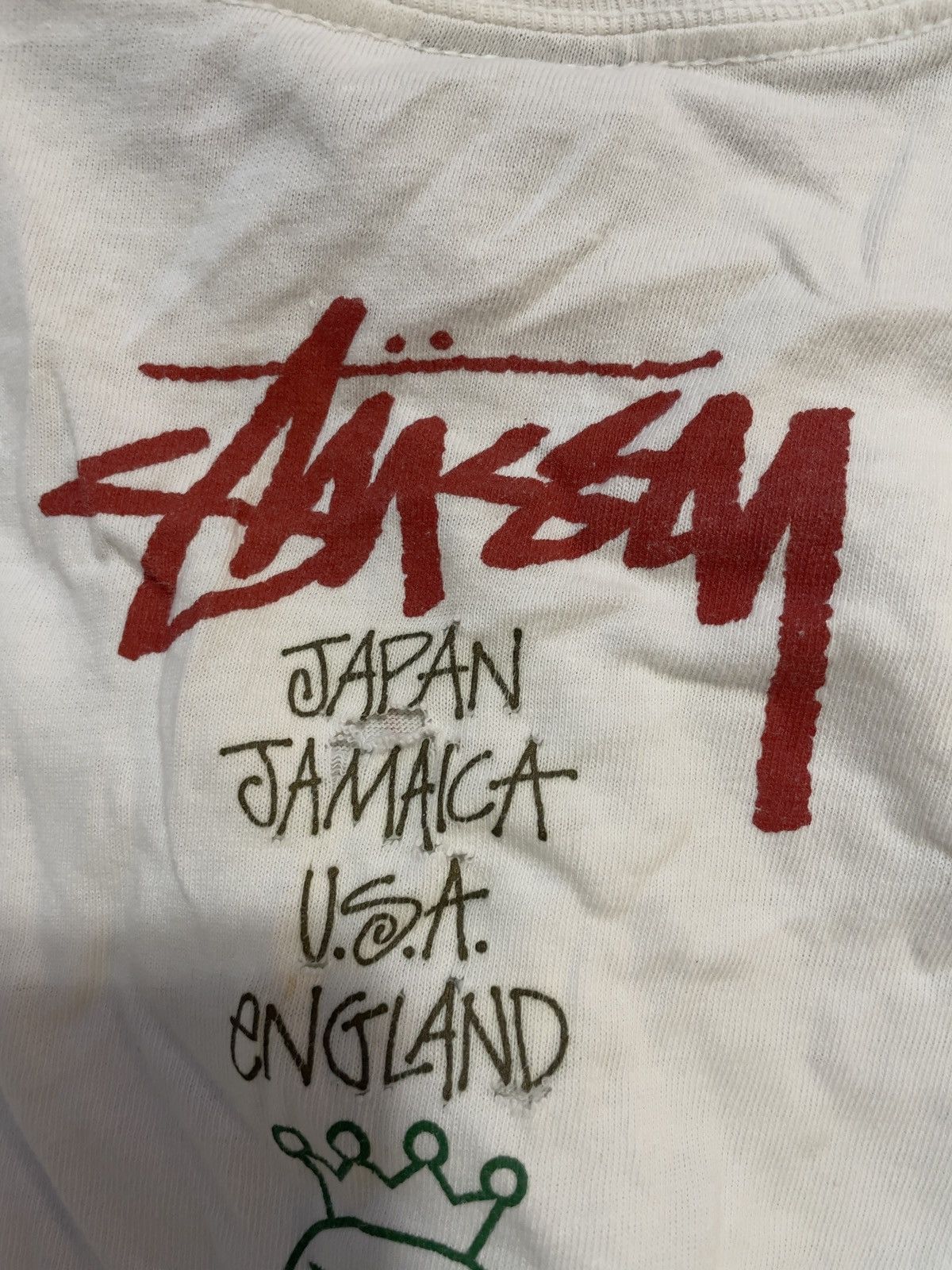Stussy STUSSY × MIGHTY CROWN × NINE RULAZ T-shirt Sz L Size US L / EU 52-54 / 3 - 5 Thumbnail
