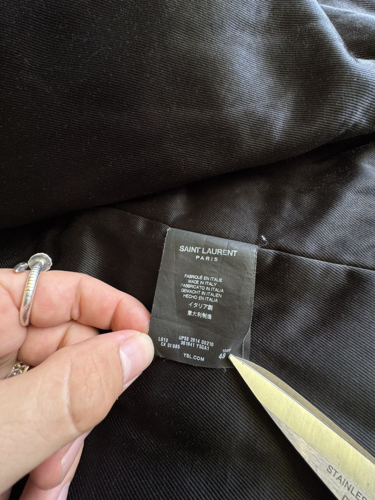 Saint Laurent Paris Saint Laurent Paris L01 Biker Jacket Size US M / EU 48-50 / 2 - 11 Thumbnail