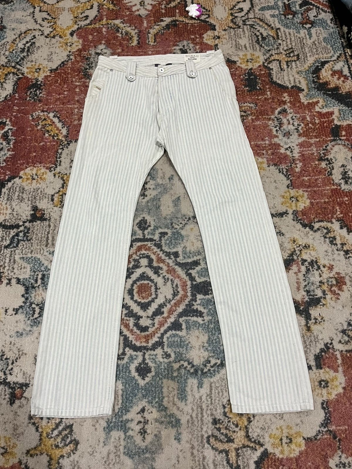 Diesel Slylow striped denim Size US 31 - 1 Thumbnail