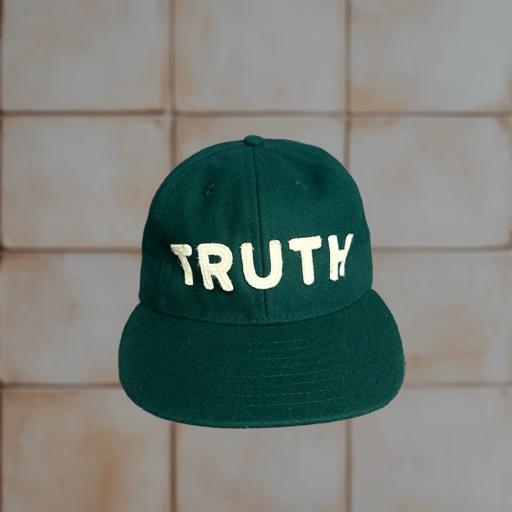 Ebbets Field Flannels Ebbets Field Flannels Beer Rhinegeist Wool Hat Green Adjustable OS Baseball Cap Mens Size ONE SIZE - 1 Thumbnail