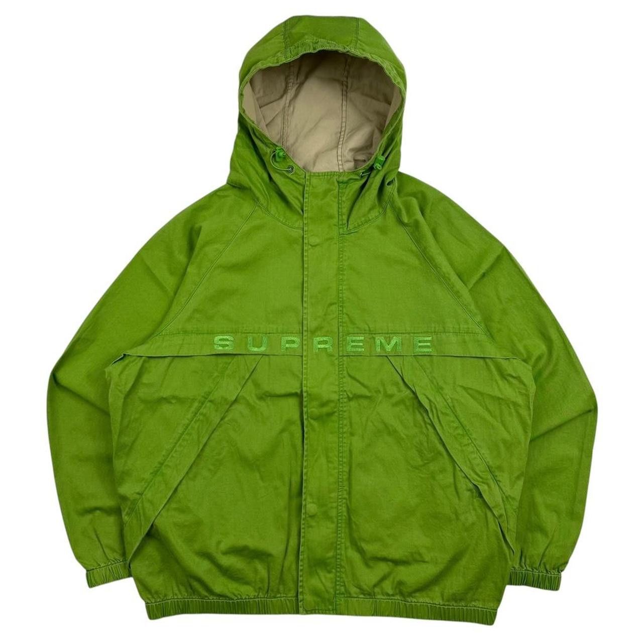 Supreme Supreme FW20 Overdyed Twill Hooded Jacket Green - Medium Size US M / EU 48-50 / 2 - 1 Thumbnail