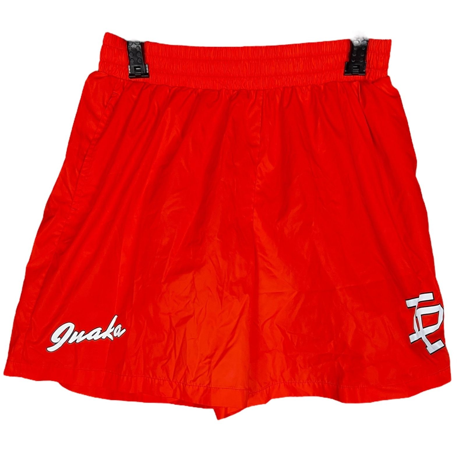 Other Inaka Power Men L Orange Elastic Waist 5" Inseam Swim Trunks Size US 36 / EU 52 - 7 Thumbnail