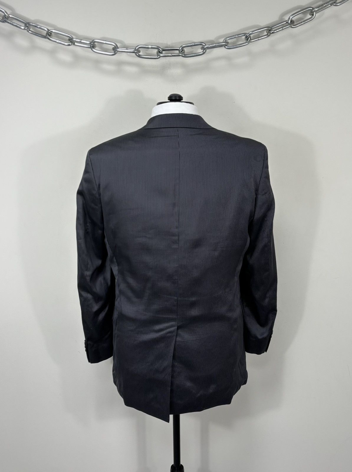 Hugo Boss Hugo Boss Rossellini/Movie Men’s 2-Piece Gray Silk Suit Size 40R - 12 Thumbnail