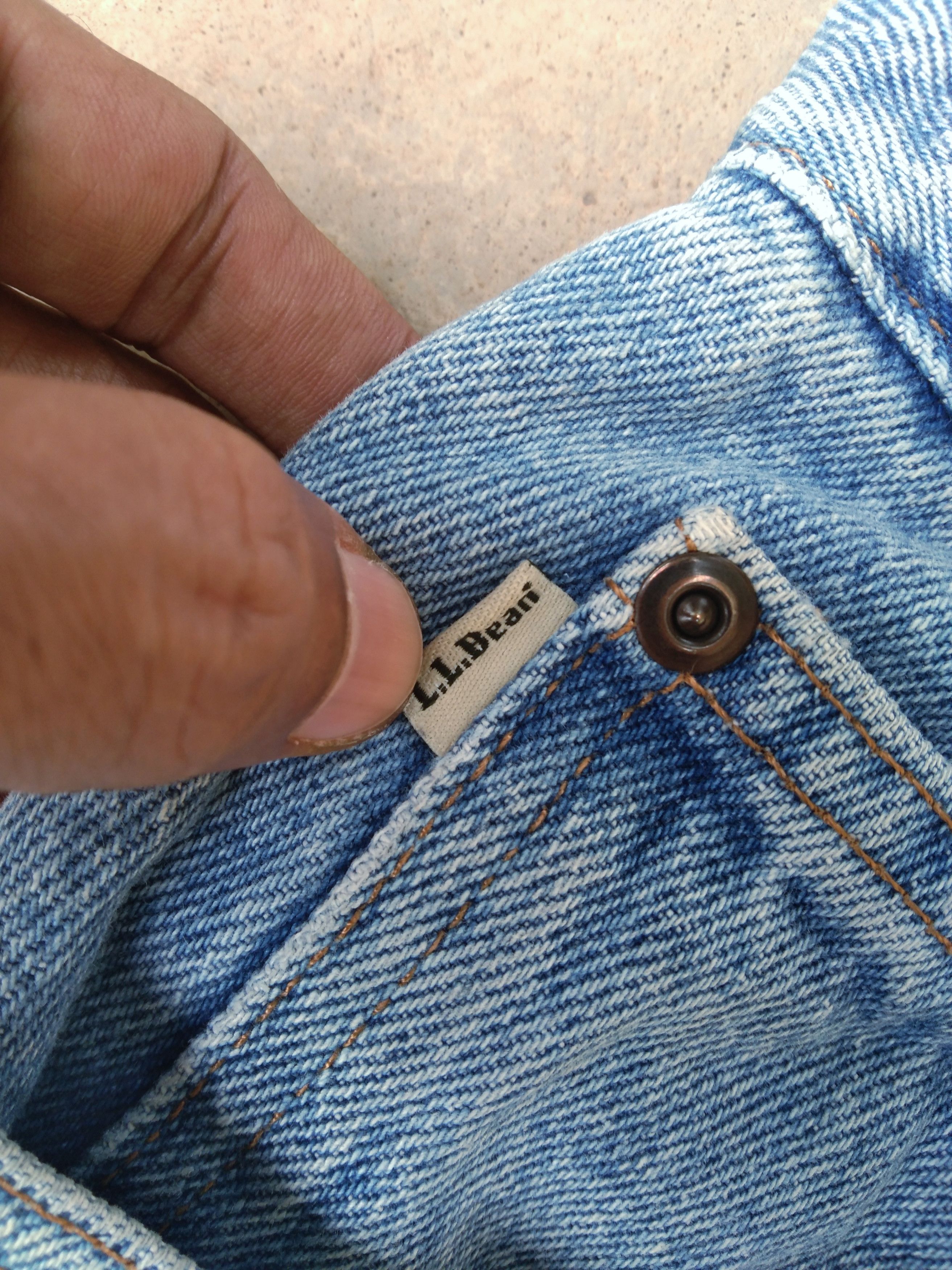 L.L. Bean Vintage L.L Bean Jeans 35x30 Size US 35 - 7 Thumbnail