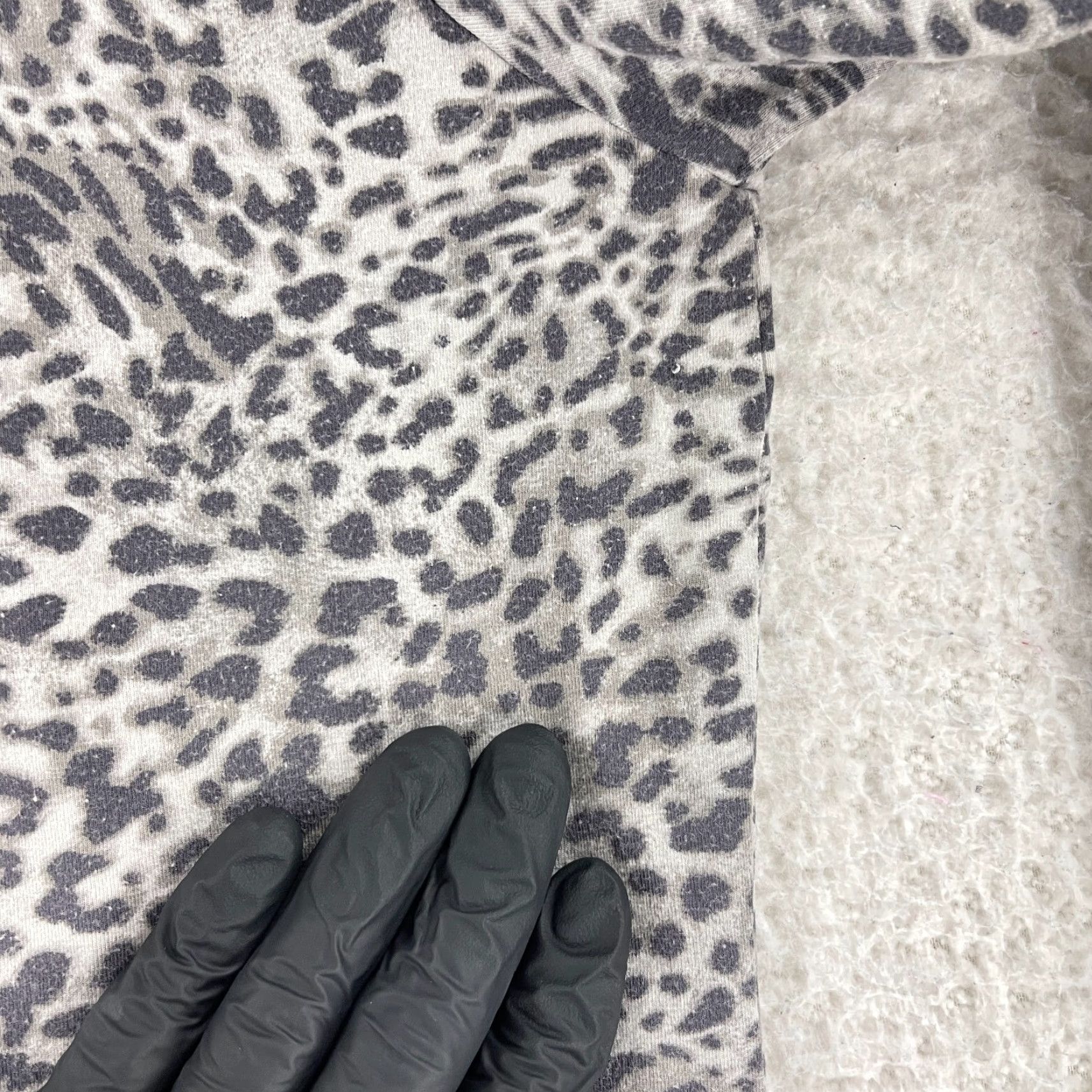 Vintage Soma Gray Animal Print Pullover Pajama Dress Womens Scoop Neck Stretch Size XXL Size XXL / US 16-18 / IT 52-54 - 7 Thumbnail