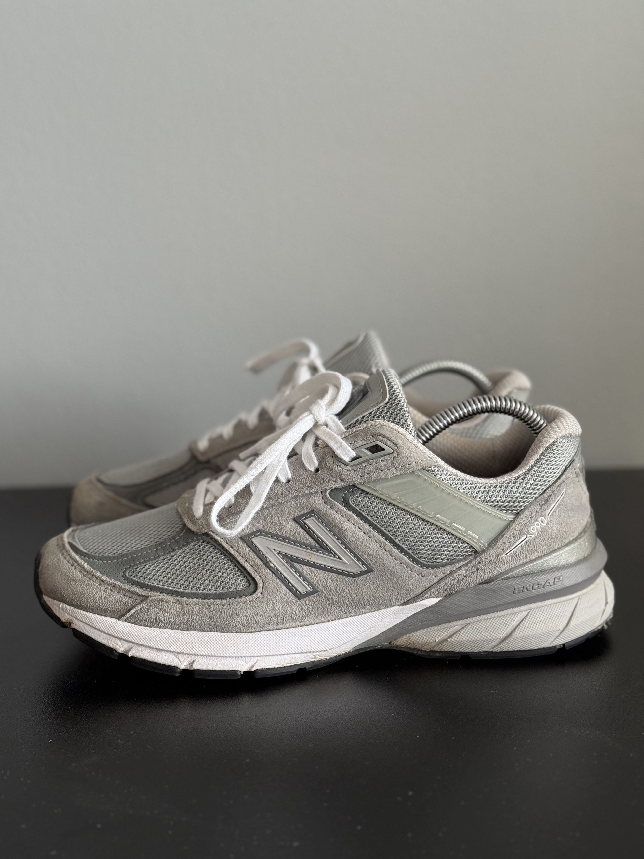 New Balance New Balance 990v5 Made In USA Silver Grey Black 990 993 Size US 7.5 / EU 40-41 - 1 Thumbnail