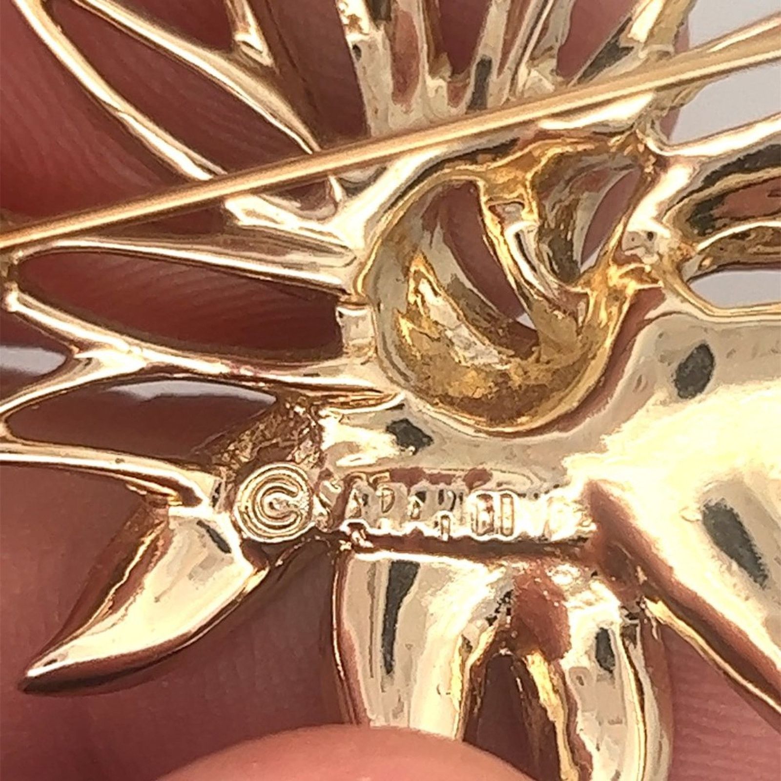 & Other Stories Vintage Sarah Coventry Gold toned Demi Flower Petal Brooch Size ONE SIZE - 2 Thumbnail