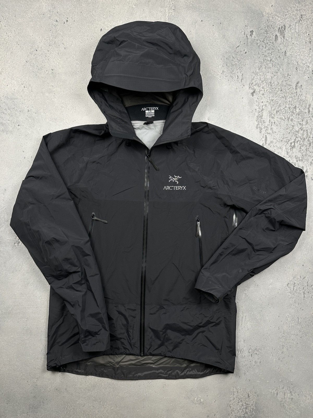 Arc'teryx Arc'teryx Zeta LT Gore-Tex Shell Jacket Black Lightweight Size US L / EU 52-54 / 3 - 14 Thumbnail