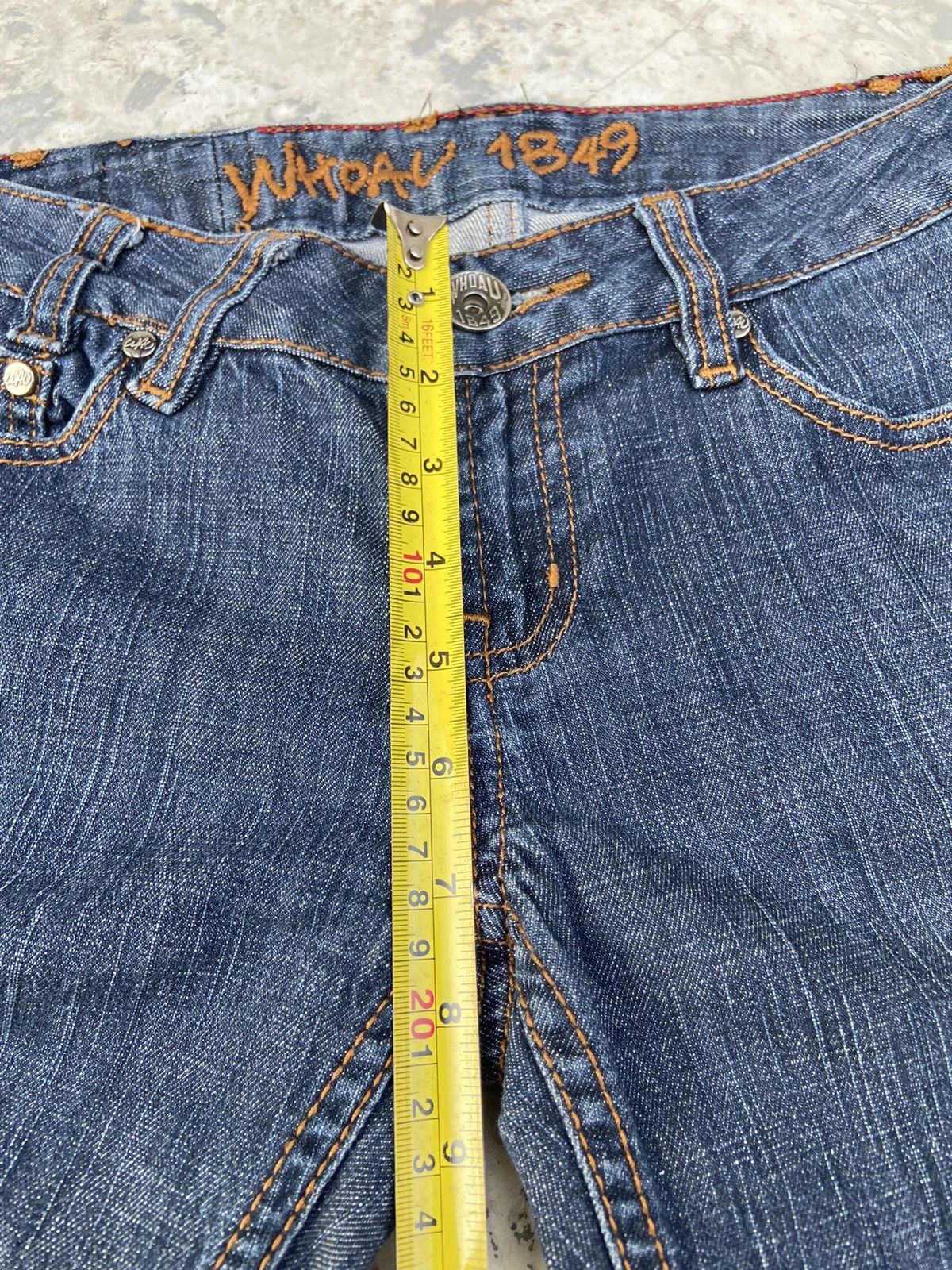 Who A.U. WHO.AU california denim pants women slimfit Size 27" / US 4 / IT 40 - 11 Thumbnail