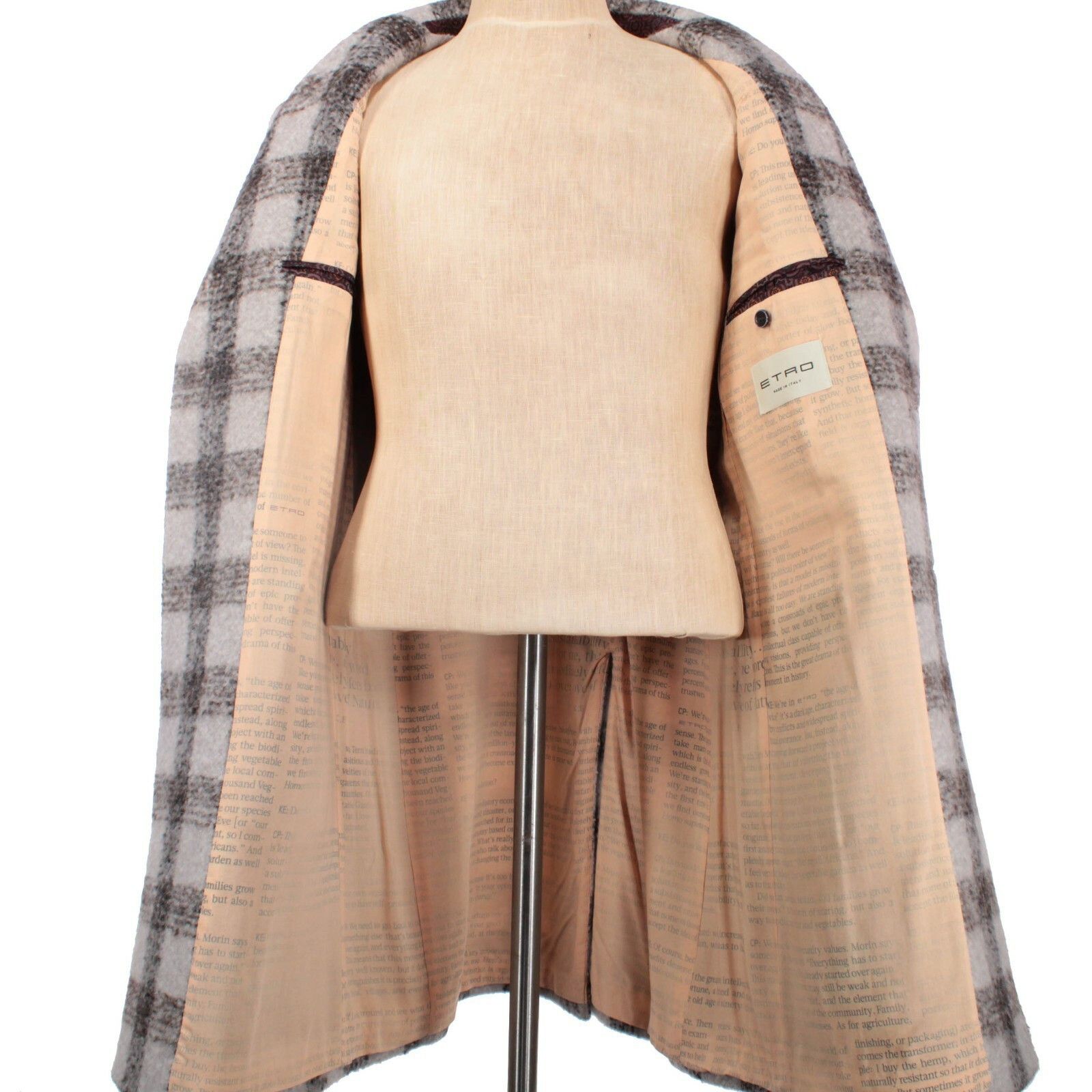 Etro Etro Jacket Size L US In Gray Alpaca Size US L / EU 52-54 / 3 - 6 Thumbnail