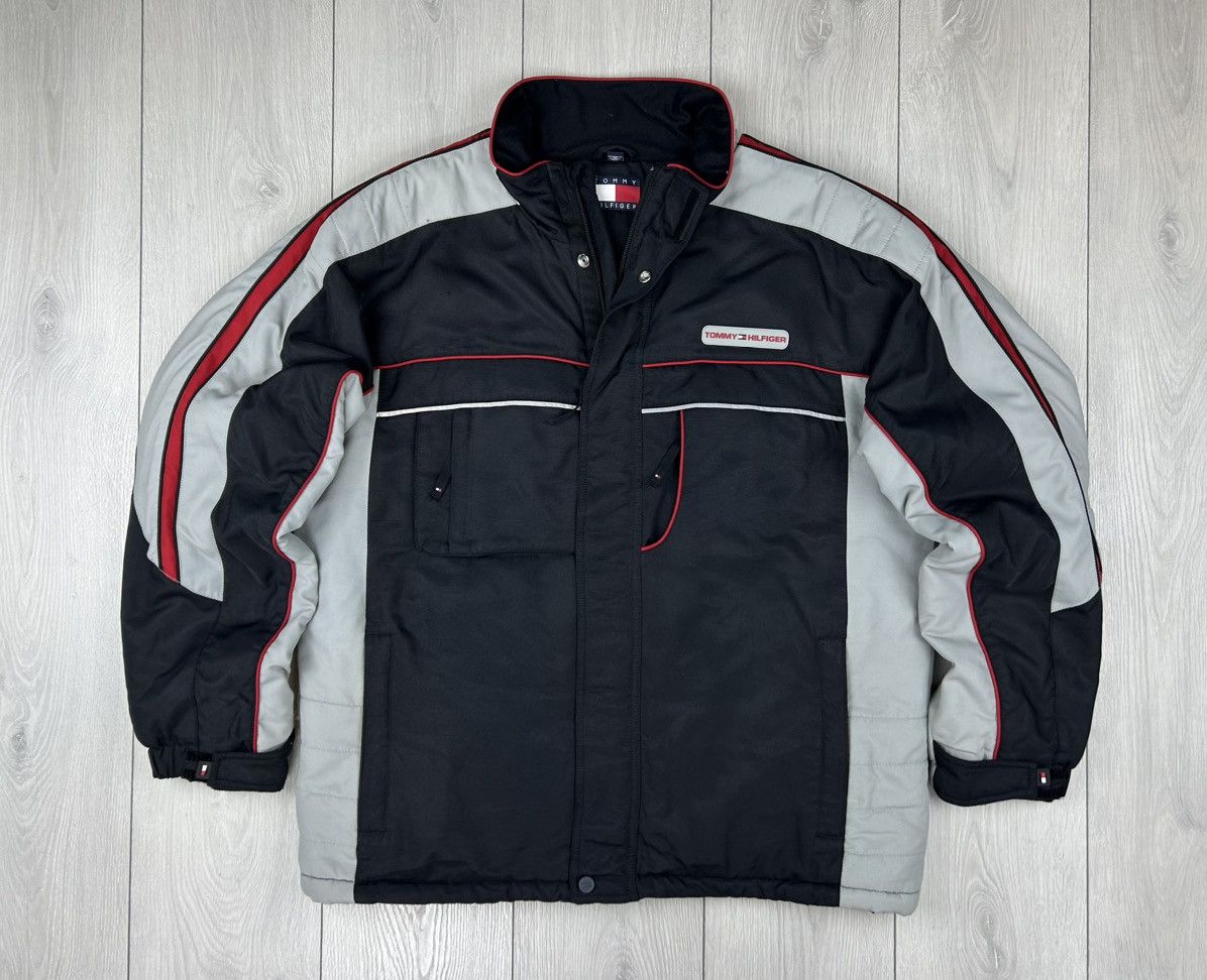 Tommy Hilfiger × Vintage Tommy Hilfiger Vintage Winter Jacket Grey Size XL Size US XL / EU 56 / 4 - 1 Thumbnail