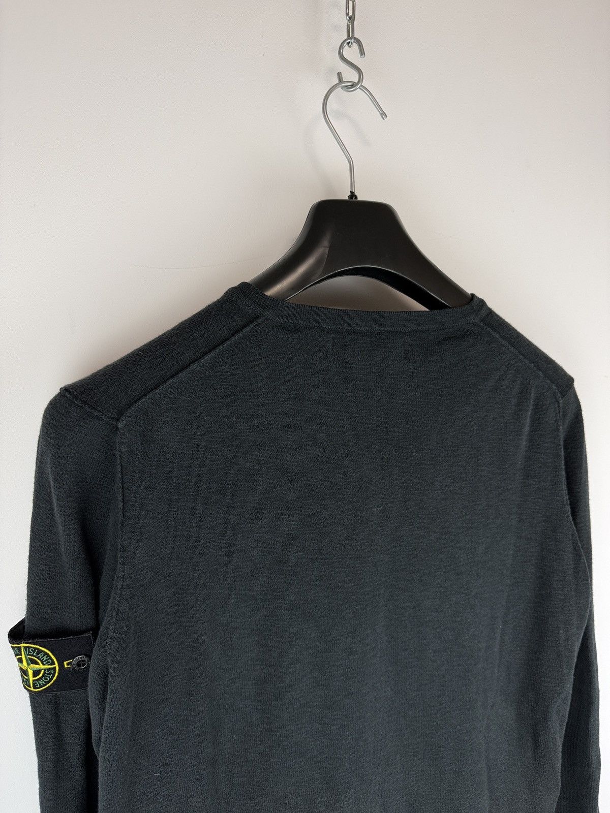 Stone Island Black Stone Island v-neck sweater Size US L / EU 52-54 / 3 - 6 Thumbnail