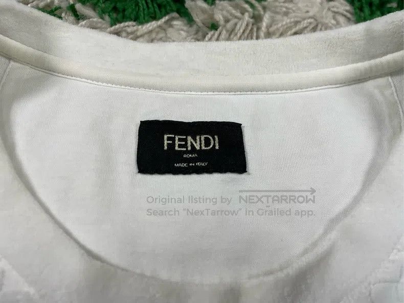 Fendi Fendi Monogrammed Fleece Logo Embellished Sweater Size US M / EU 48-50 / 2 - 4 Thumbnail