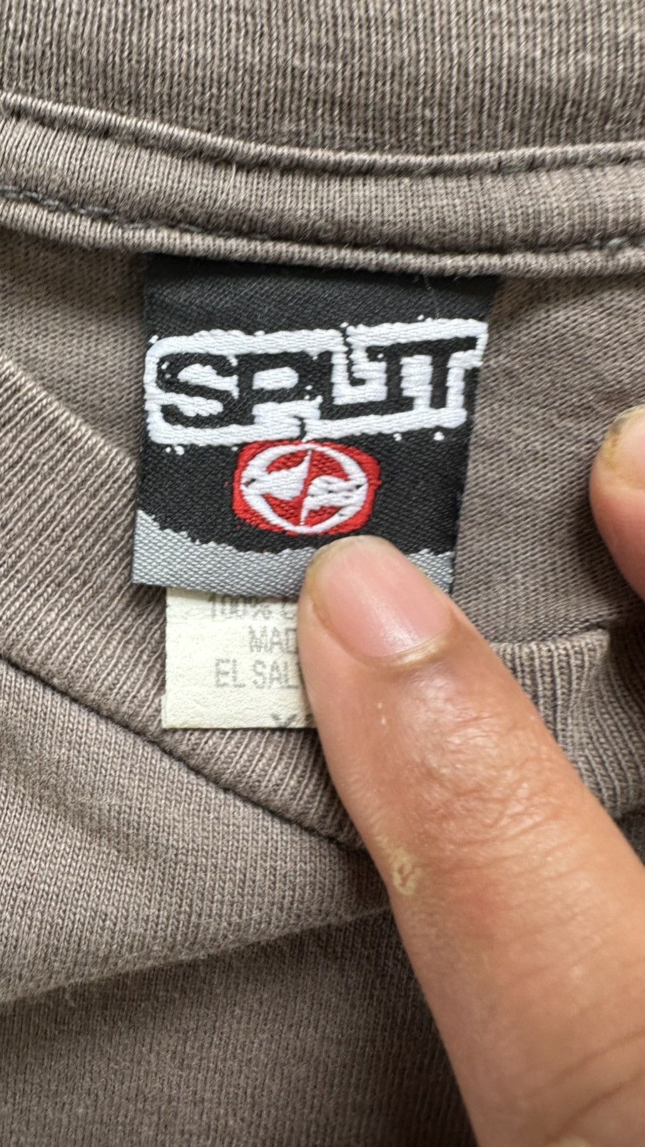 Split × Vintage VINTAGE Y2K SPLIT SKATE CLOTHING TEE Size US L / EU 52-54 / 3 - 3 Thumbnail