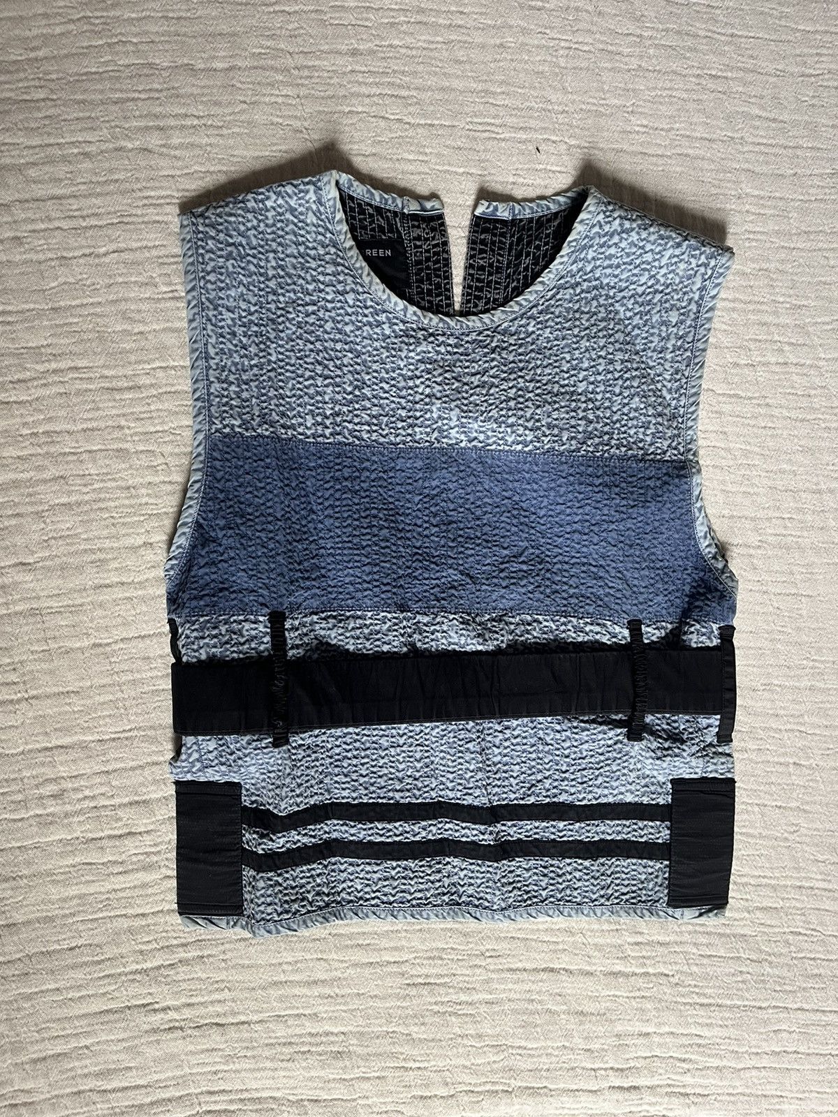 Craig Green Craig Green Quilted Acid-Washed Vest – Runway Piece (FW19) Size US M / EU 48-50 / 2 - 4 Thumbnail