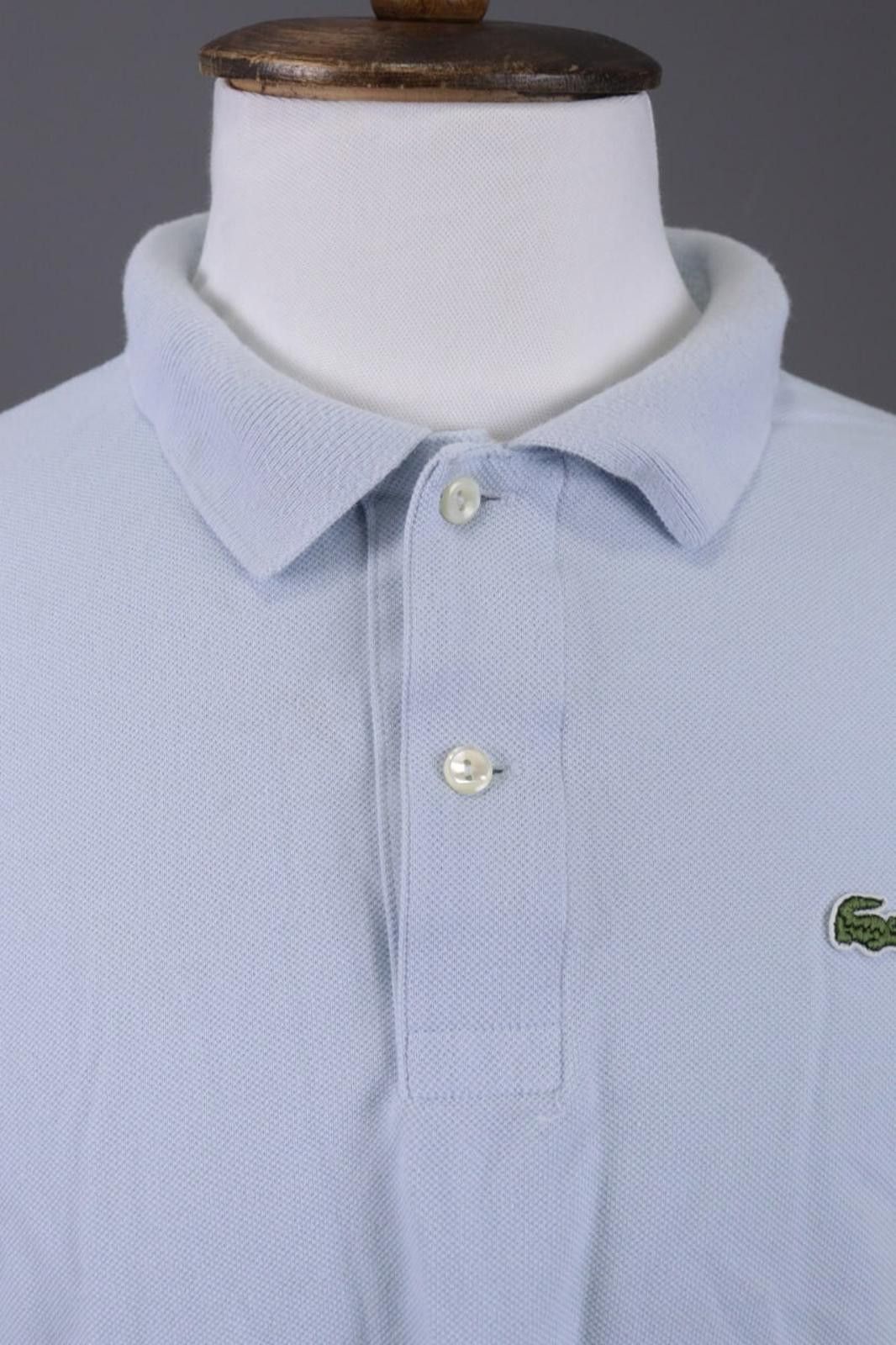 Lacoste Men Lacoste Sky Blue Summer Polo Shirt Size 6 / XL Size US M / EU 48-50 / 2 - 4 Thumbnail
