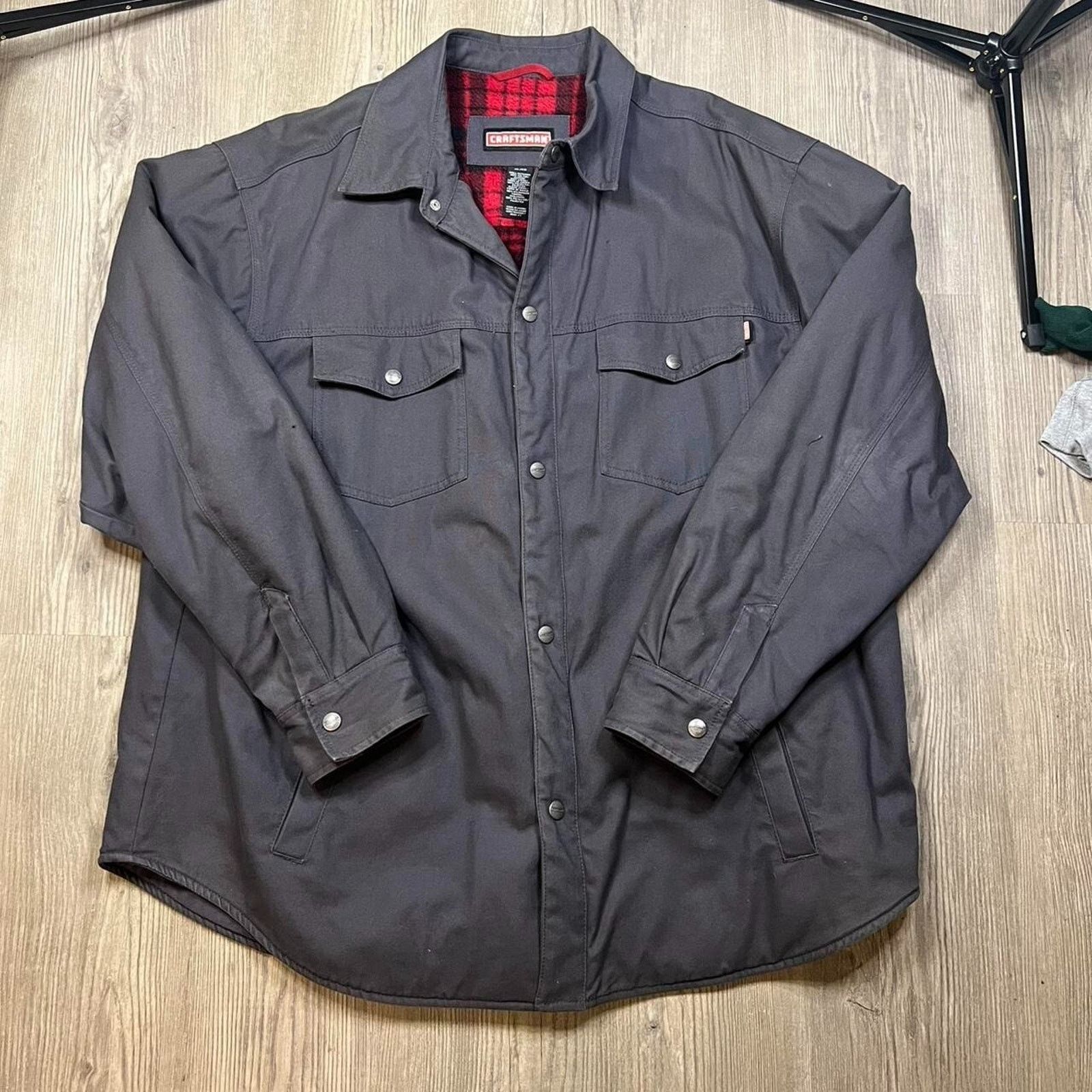 Other Craftsmens Fleece Lined Button up mens jacket Size Xlarge Size US XL / EU 56 / 4 - 1 Thumbnail