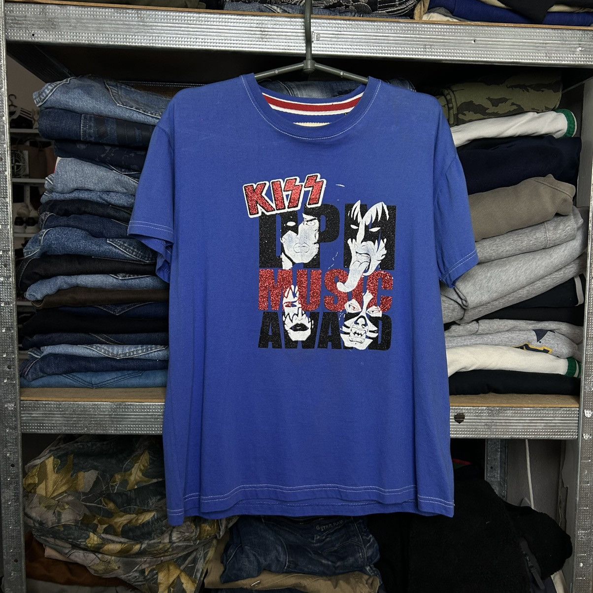 Band Tees Vintage Kiss Big Graphic logo streetwear rock band tee Size US M / EU 48-50 / 2 - 1 Thumbnail