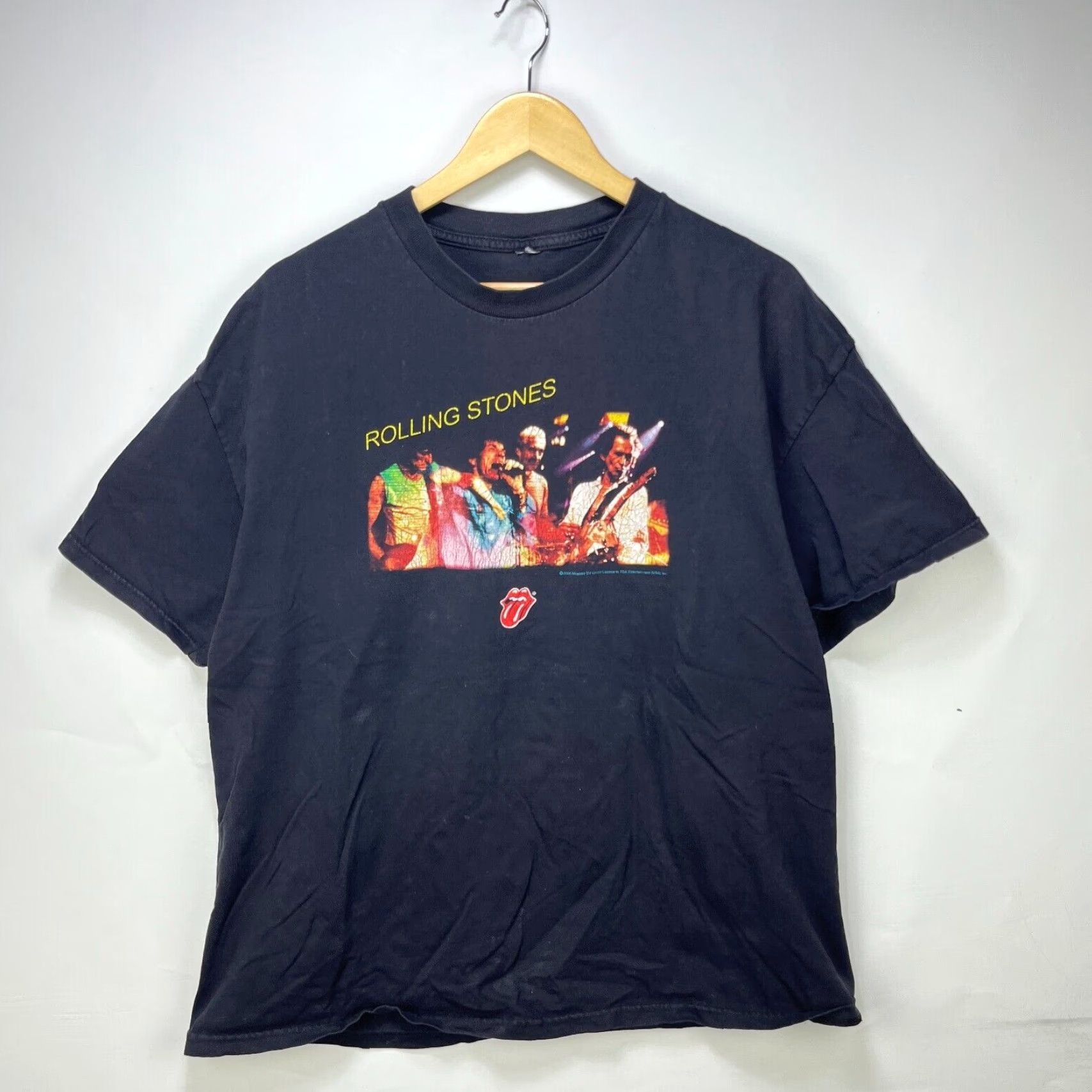 Olive VINTAGE Rolling Stones Y2K Band Tour T Shirt XL 2XL Live Licks Mens T-Shirt Black Size US XL / EU 56 / 4 - 2 Thumbnail