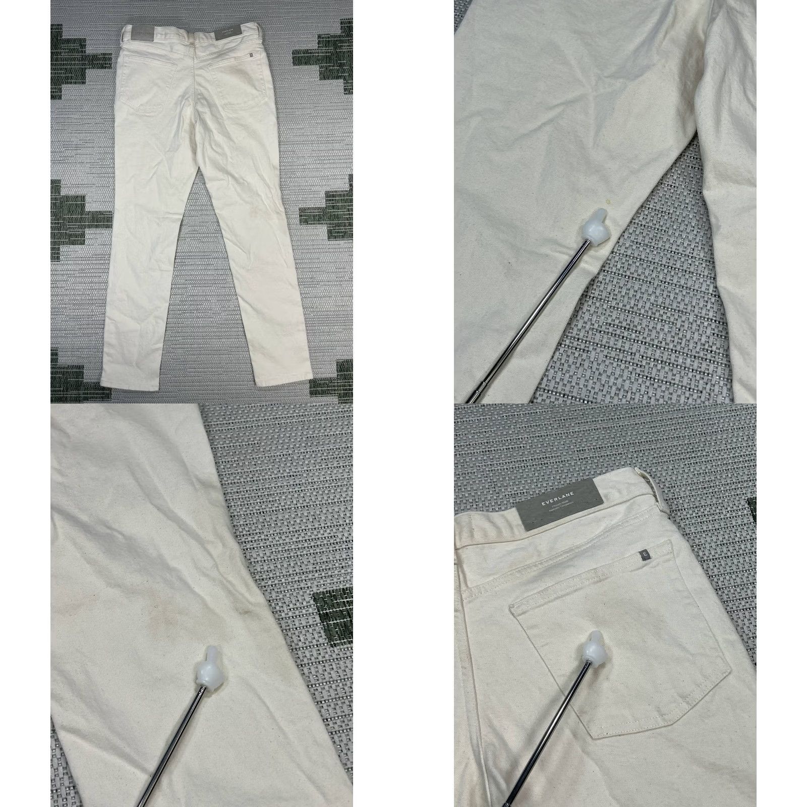 Everlane Everlane The Organic Slim Jeans Mens 32 Beige Cotton Mid Rise Skinny 32x32 Size US 32 / EU 48 - 9 Thumbnail