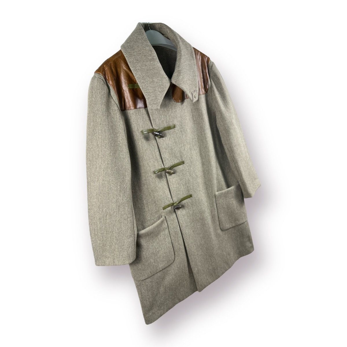 Paul Smith 🔥Super Private Collection🔥 Duffle Coat w/ Leather Part Size US M / EU 48-50 / 2 - 3 Thumbnail