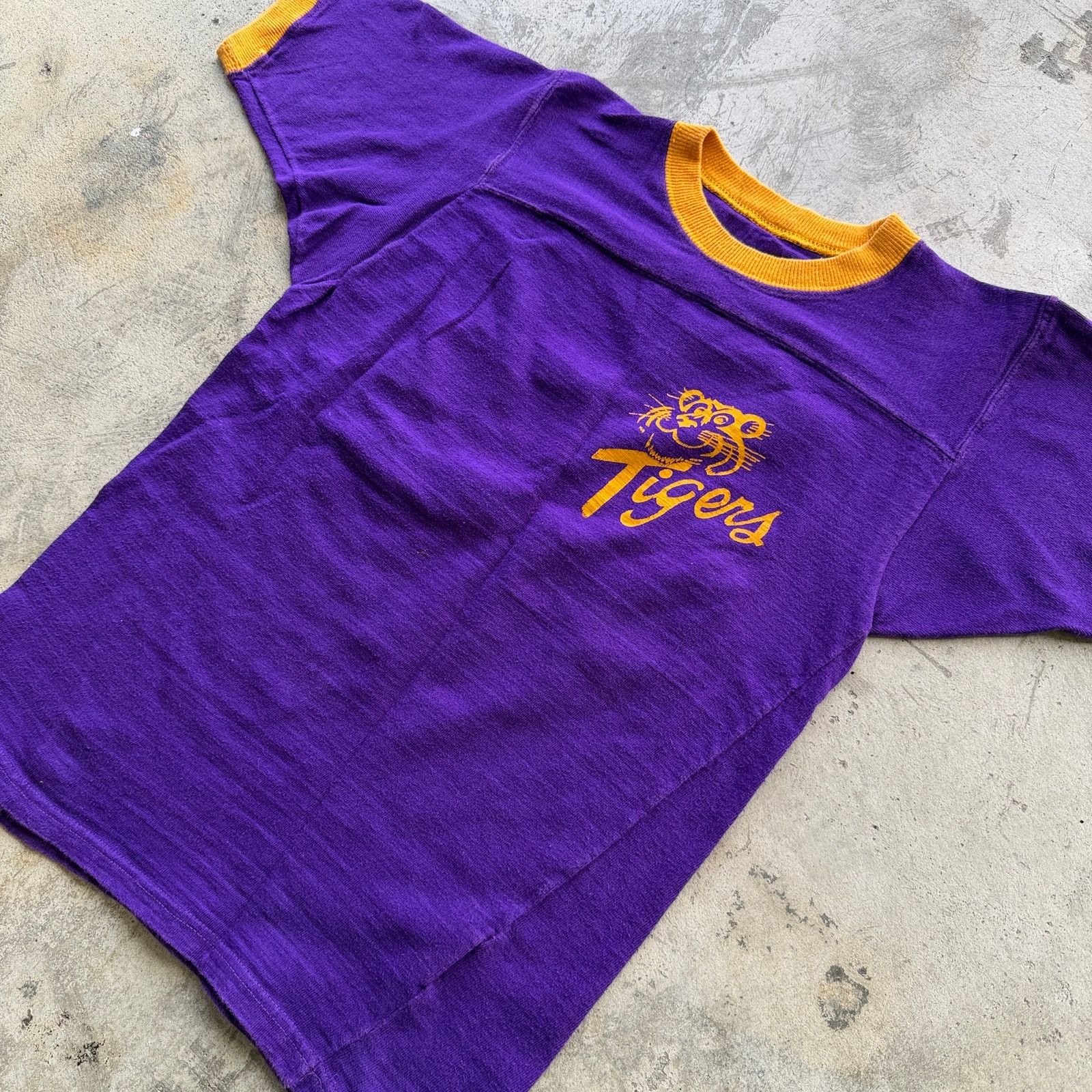 Other 60s LSU Tigers Football Jersey T-Shirt Purple Gold Ringer Size M / US 6-8 / IT 42-44 - 5 Thumbnail