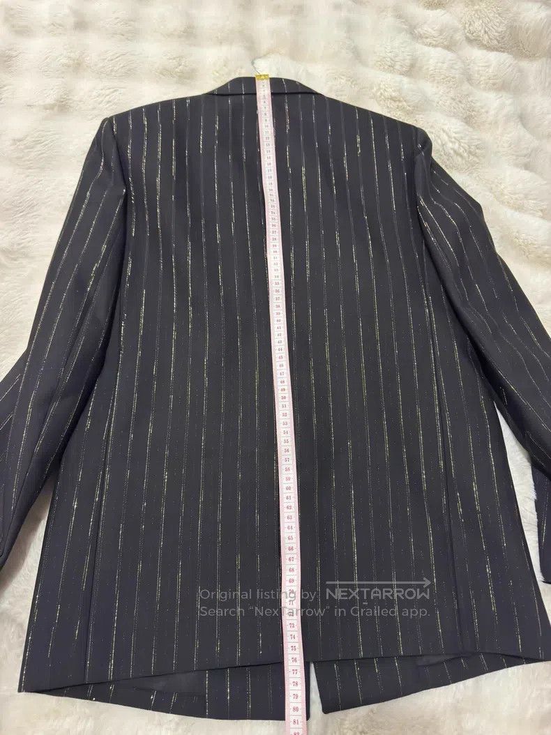 Saint Laurent Paris Saint Laurent Paris Black and Gold Suit Jacket Size US M / EU 48-50 / 2 - 9 Thumbnail